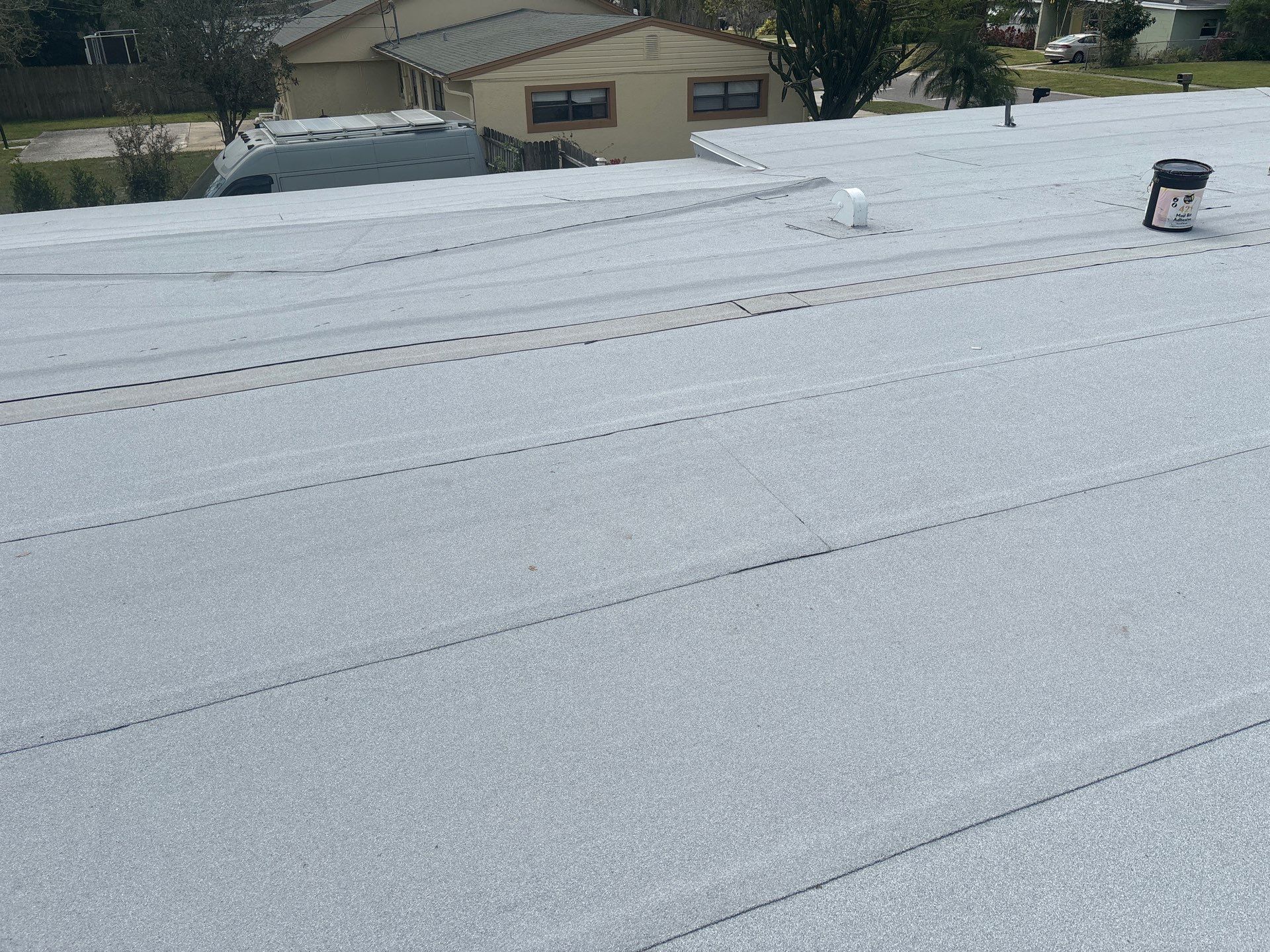Flat reroof Replacement Orlando FL by Pinnacle Roofing Group