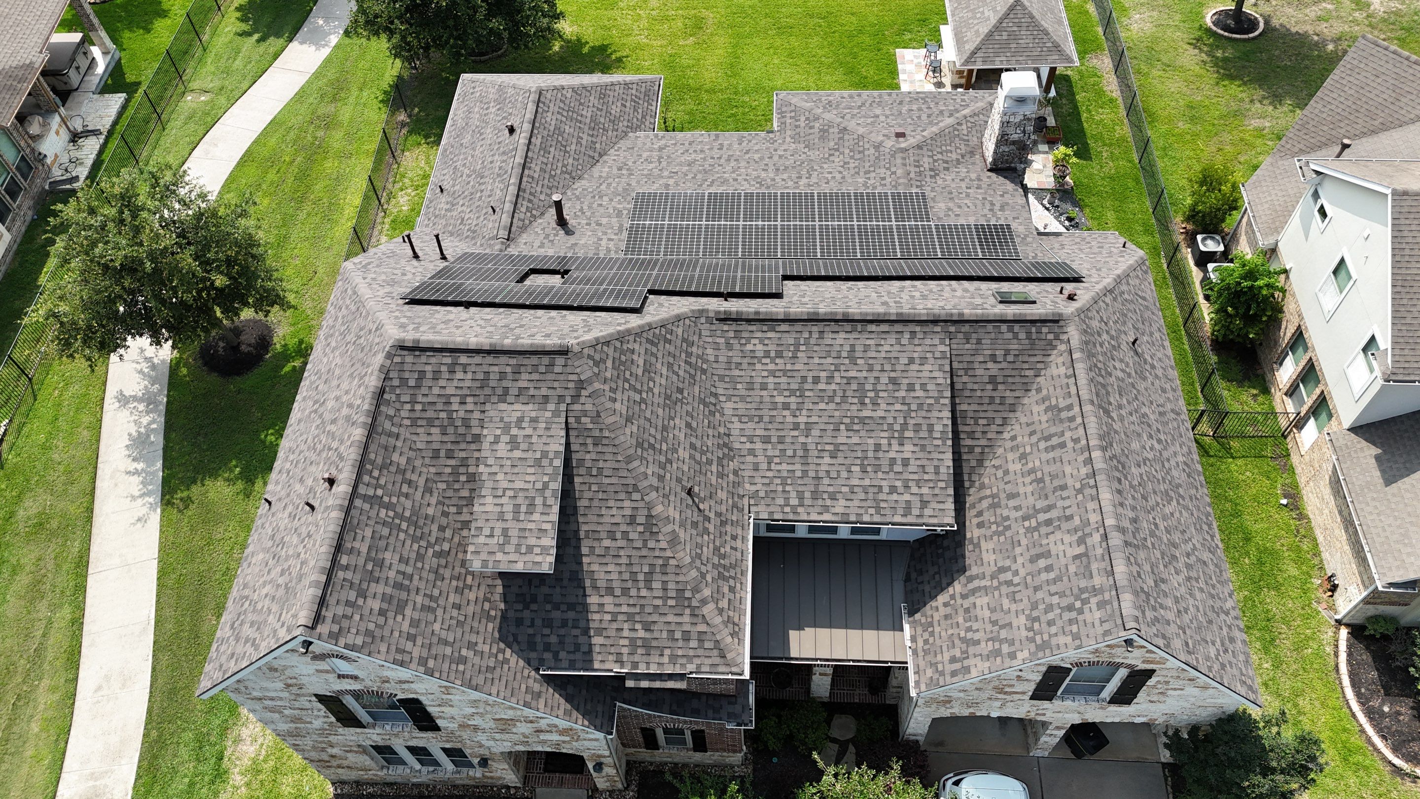 Residential Roofing Installation using IKO Dynasty by Core Four Roofing