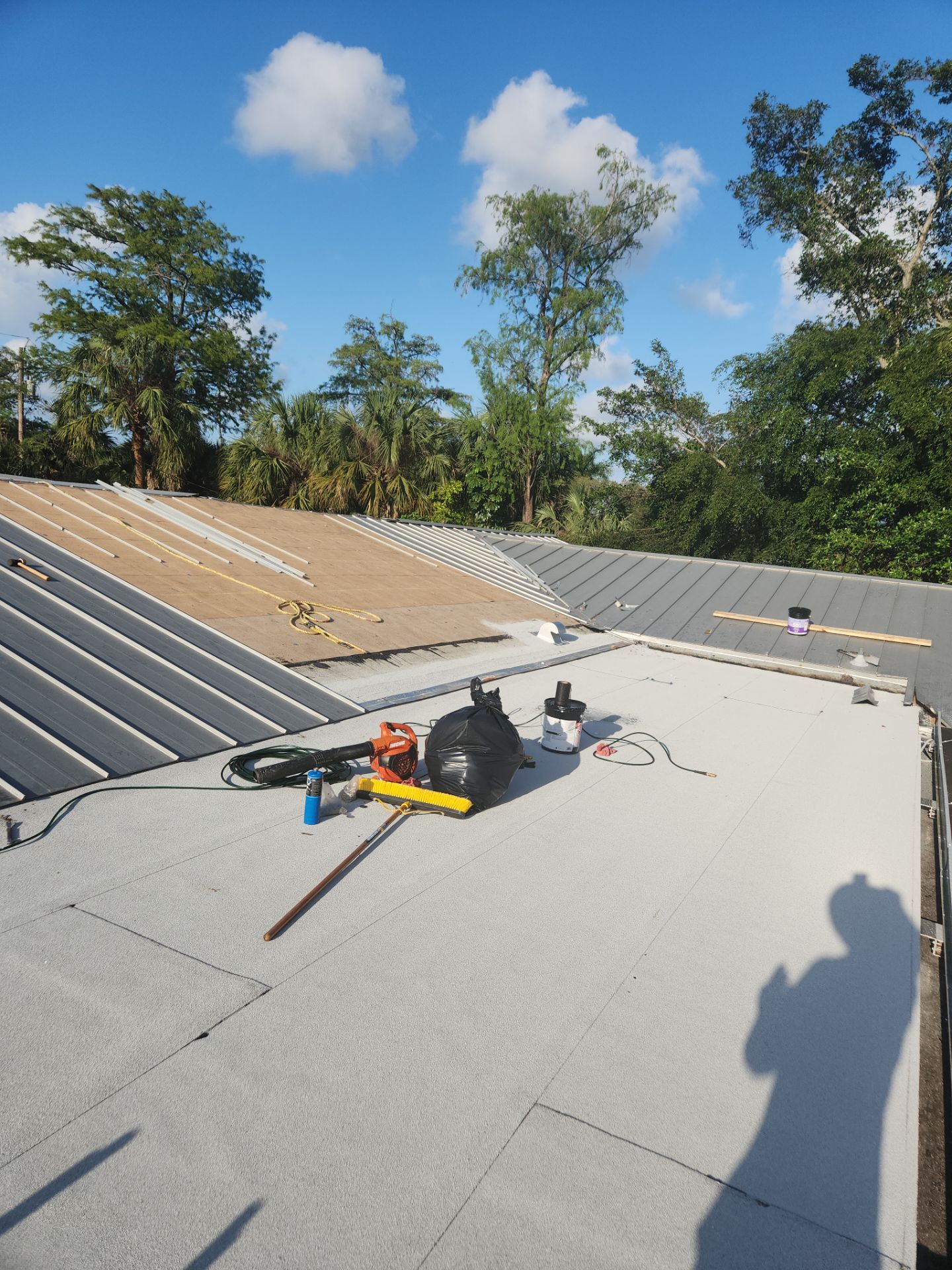 Flat Roof Replacement and Fascia Repair in Margate by Aastro Roofing