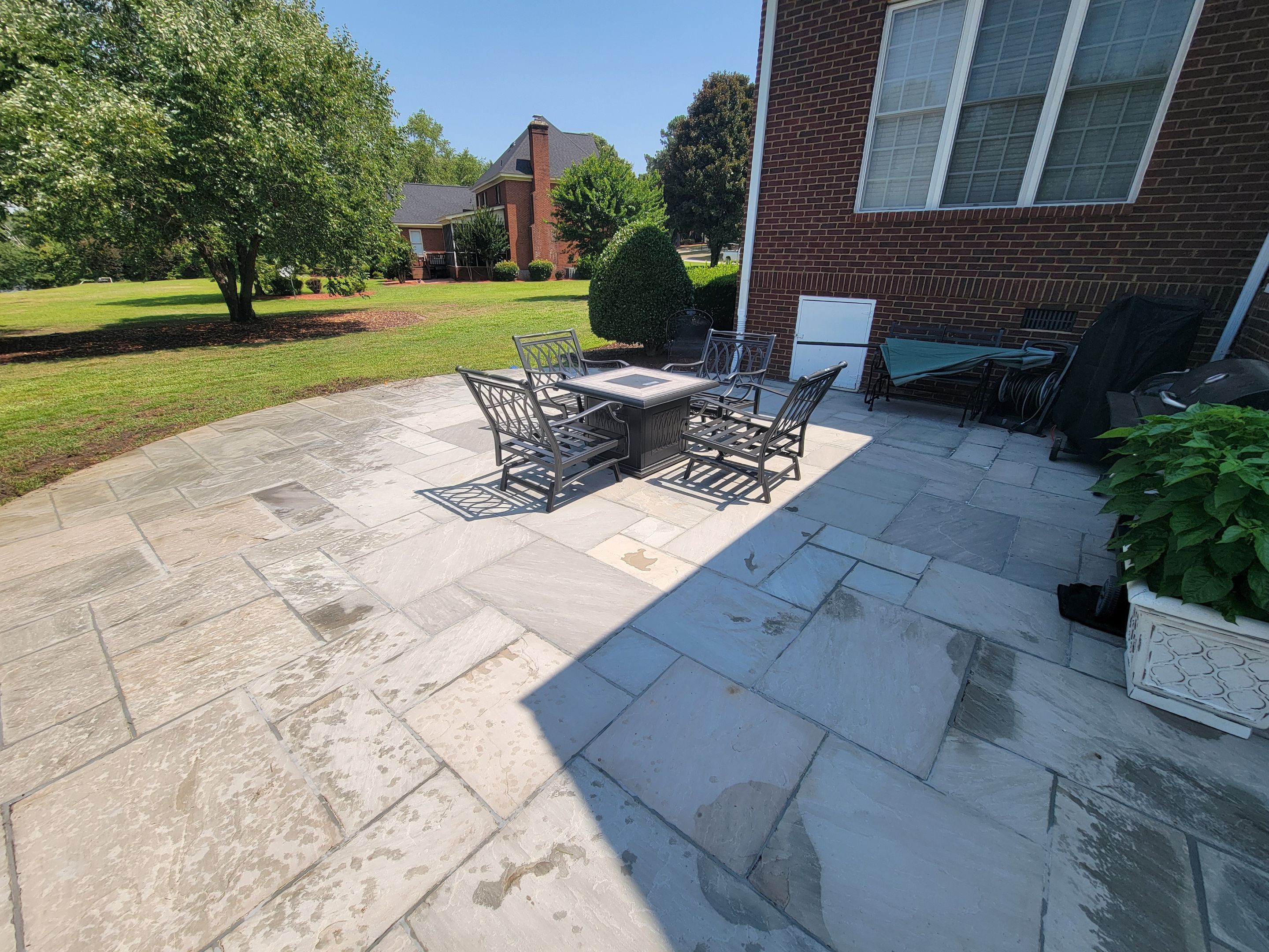 paver patio using Concrete Sealant by DuraSeal