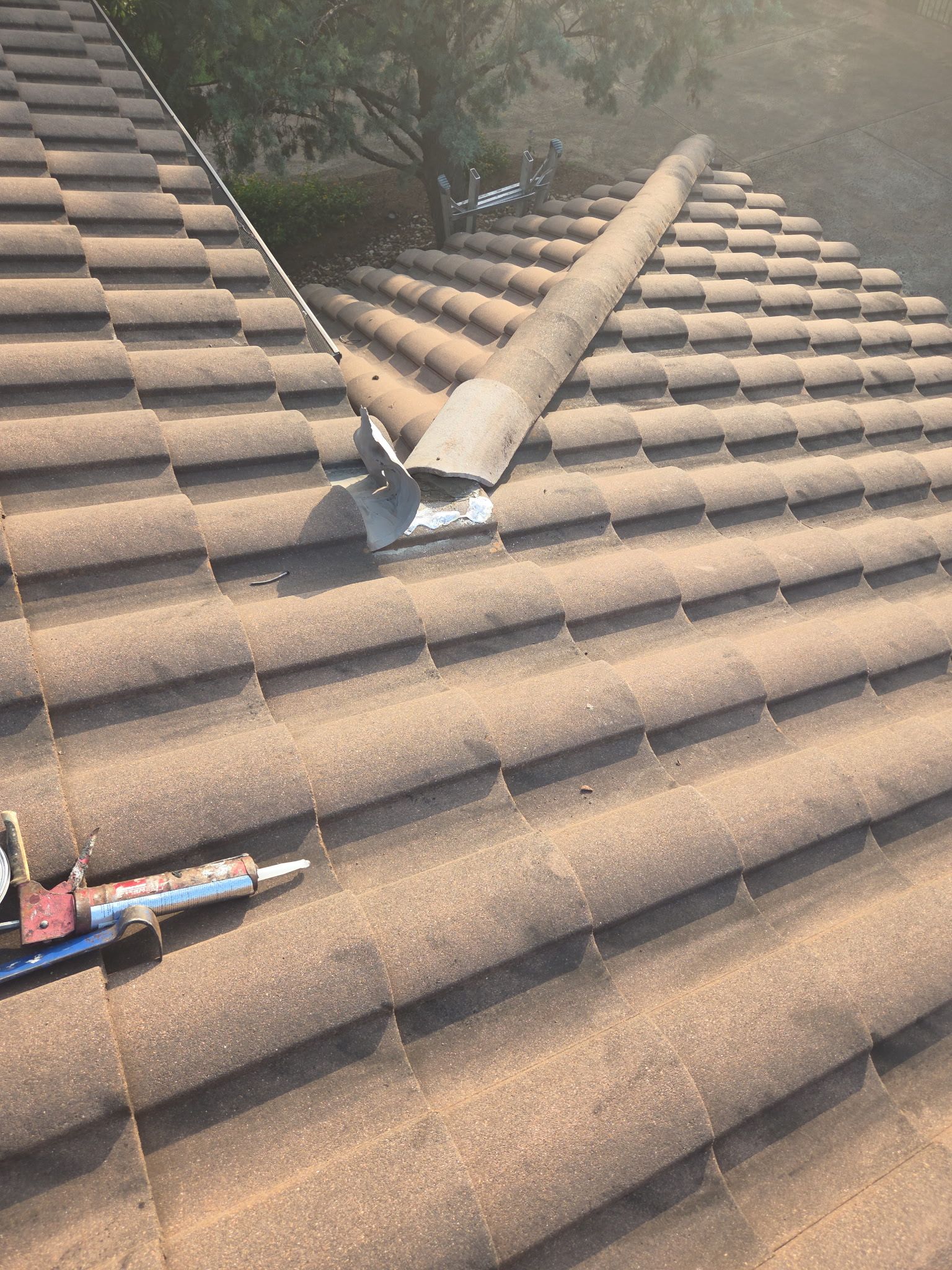 Lots of tile repairs out in Spicewood by REPS OF TEXAS