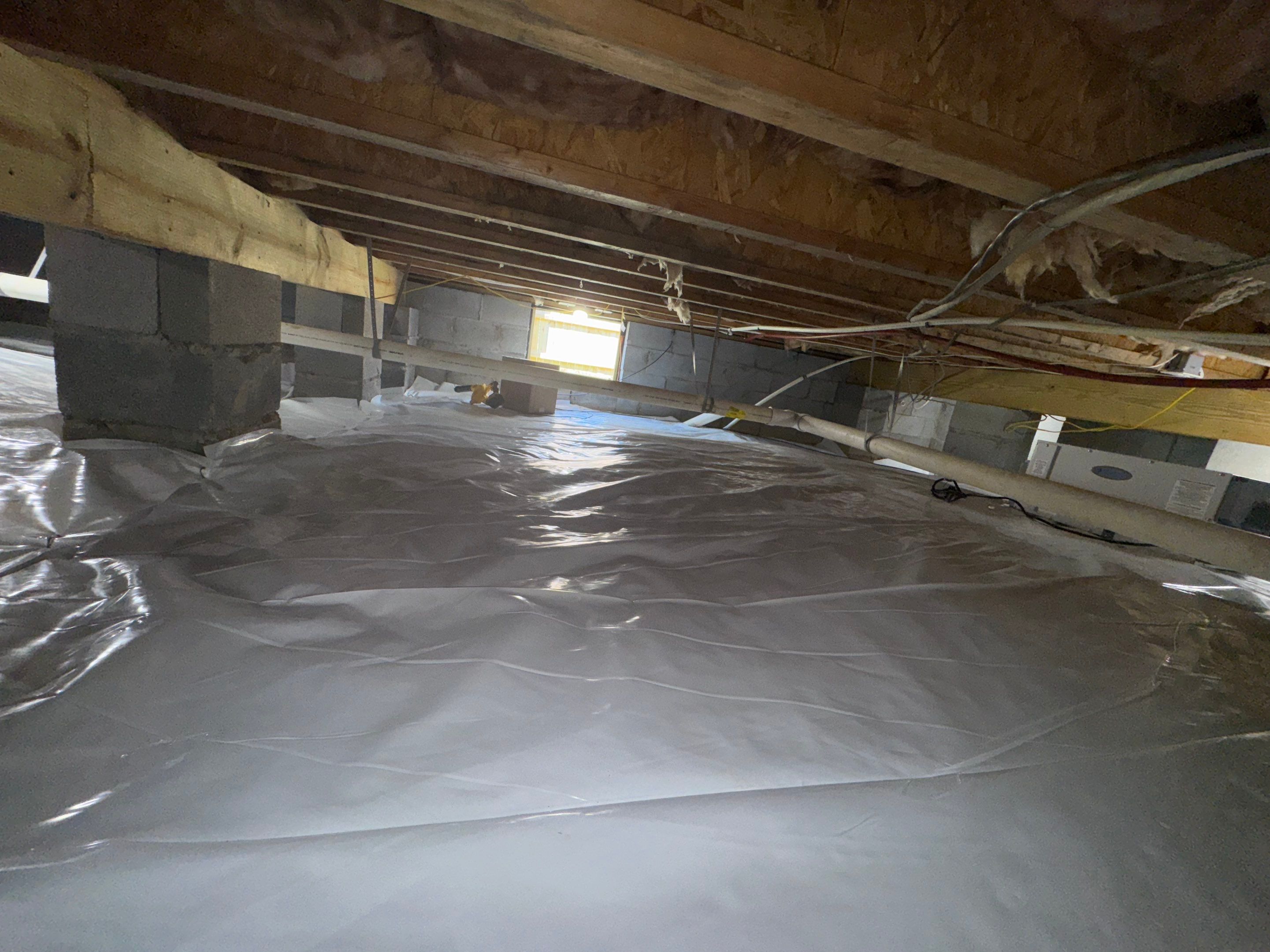 Project in Franklin by Patriot Crawl Space Repairs