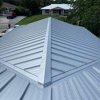 24ga 1.5" Mechanical Seam Mill Finish by Total Roofing System The Metal Roof Experts