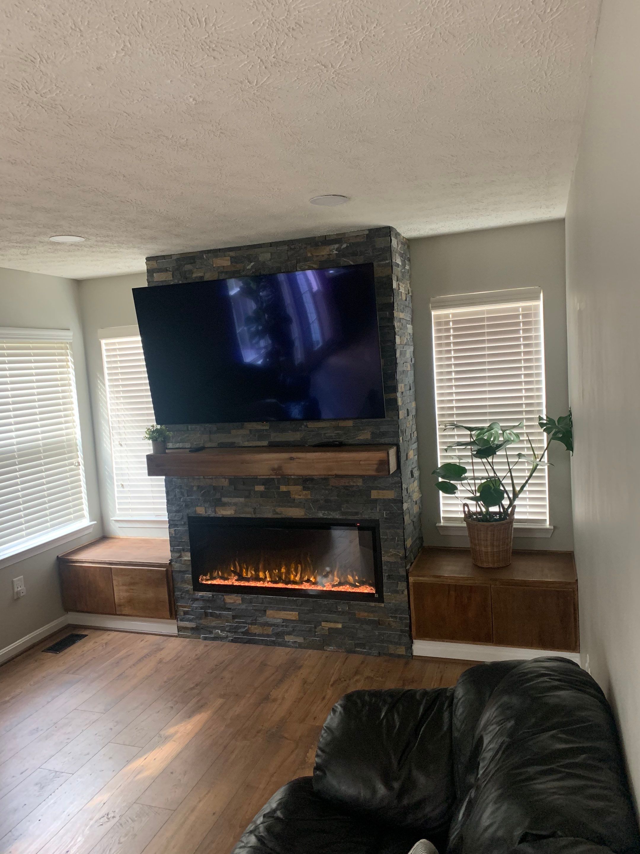 Fireplace Build by Greenspring Construction Services