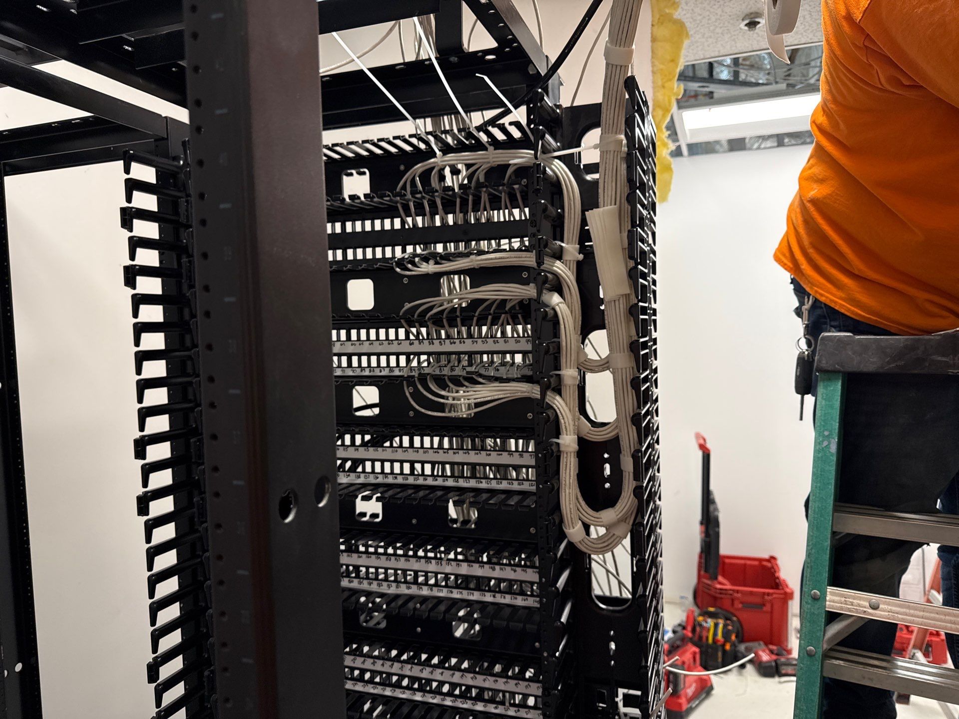 Structured Cabling Installation for Medical Device Company in Irvine, CA by Ring and Ping Inc.