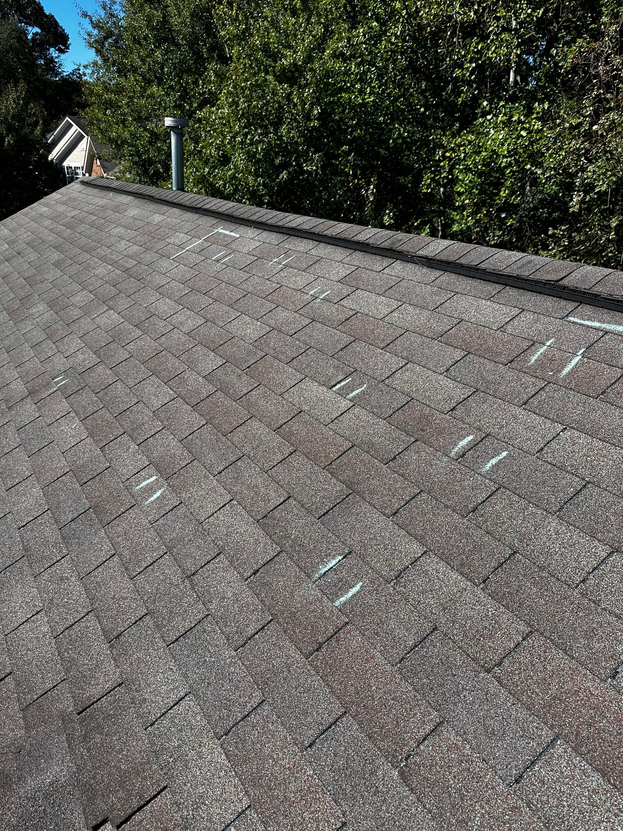 Roof replacement by hail damage by Just Brilliant Restoration JBR