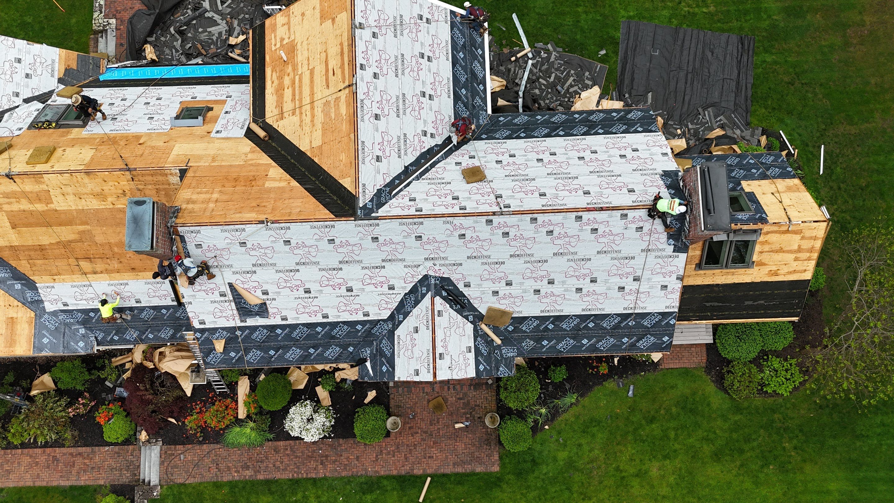 Roof Replacement with Owens Corning Shingles and Copper Flashing by Mighty Dog Roofing of Greater Middlesex County