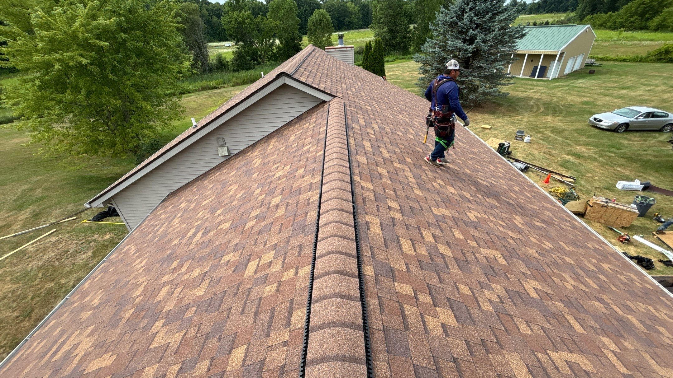 Roof Replacement using Owens Corning Tru Definitions by 180 Contractors
