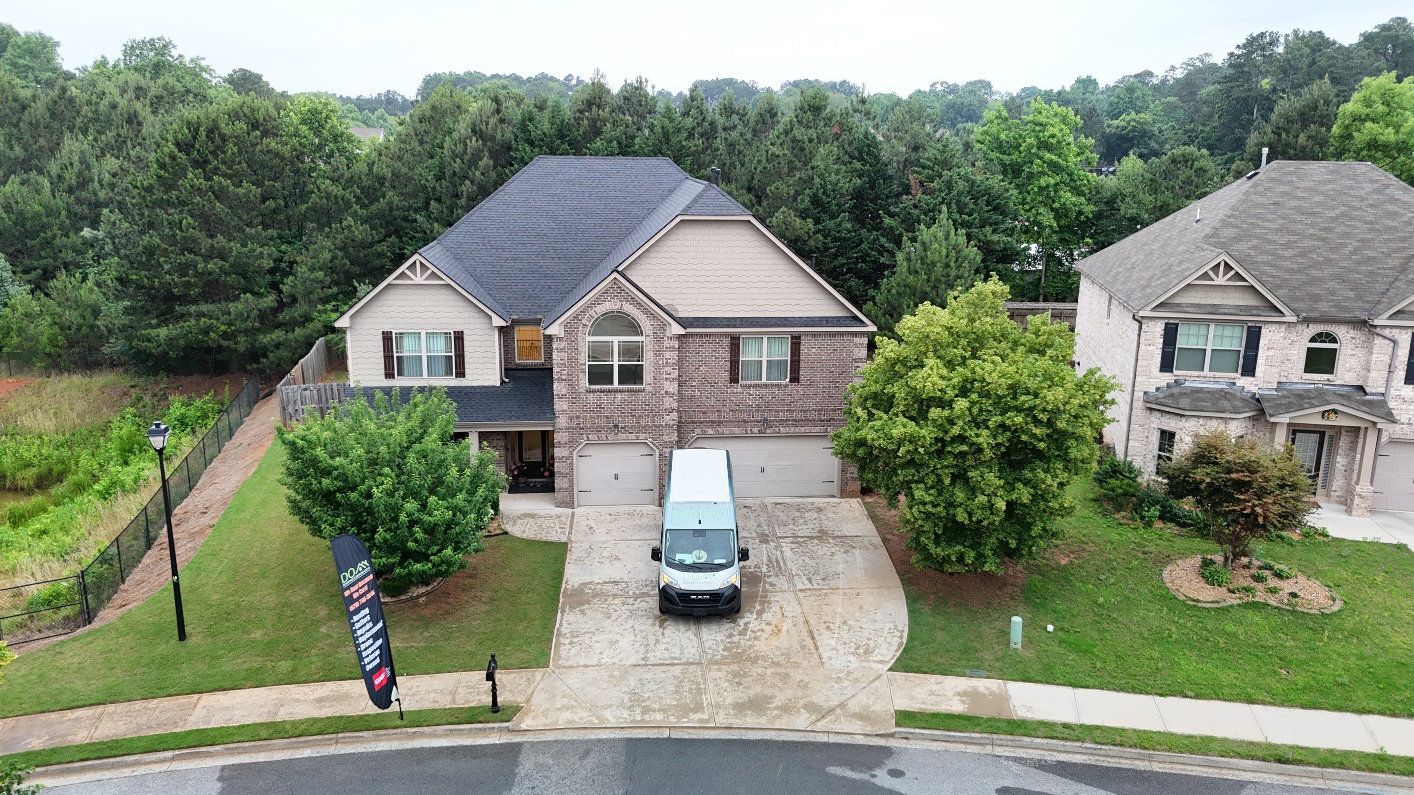 Brookridge Dr Flowery Branch Roof Replacement by Dom Roofing & Restoration
