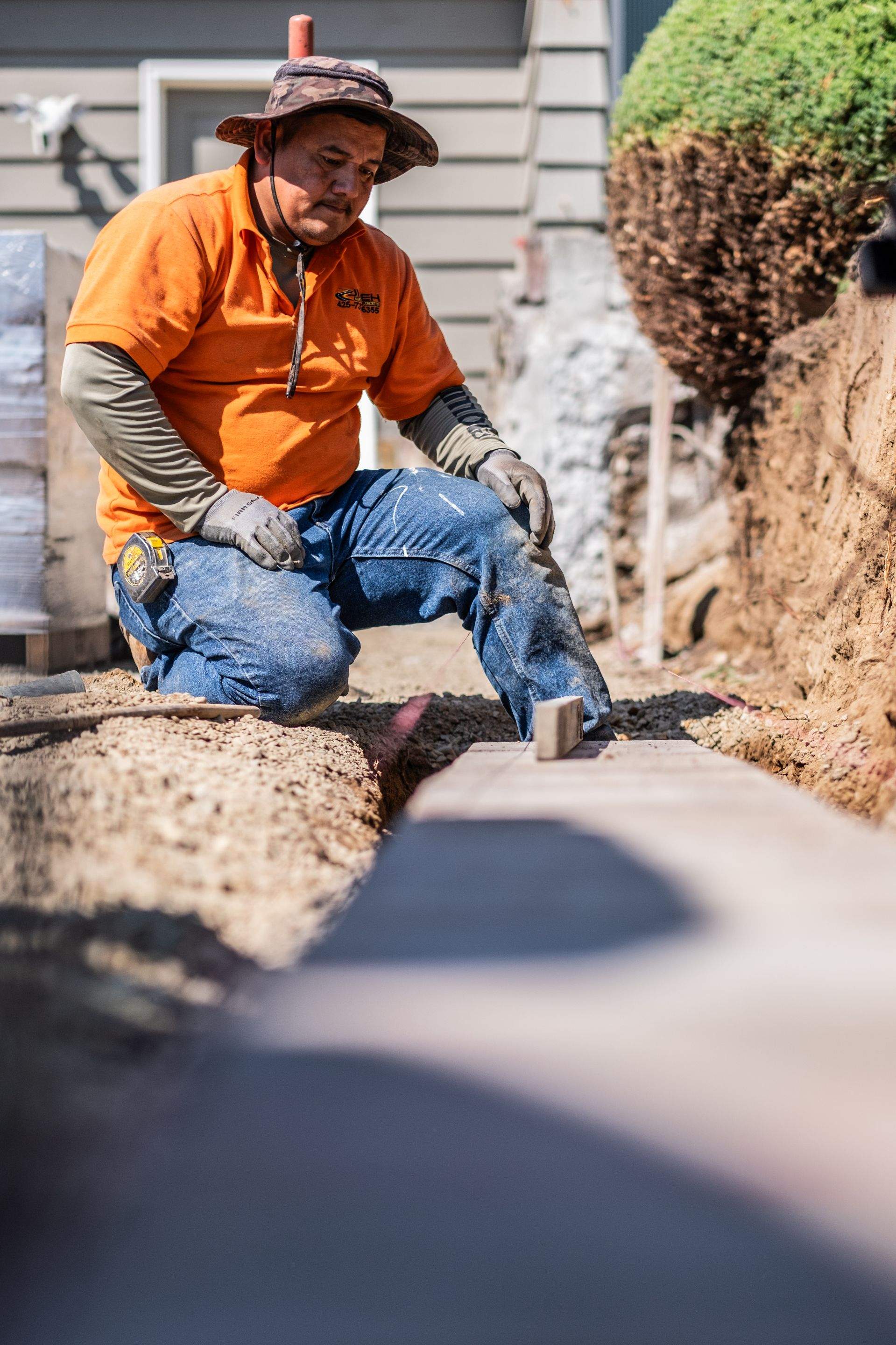 Justin | Retaining Wall, Landscape Project  by Jireh Asphalt & Concrete Inc 