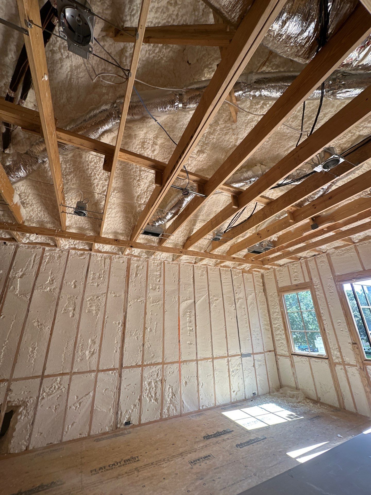 Another beautiful custom home in Dallas fully encapsulated ✔️ by Apex Insulation Solutions