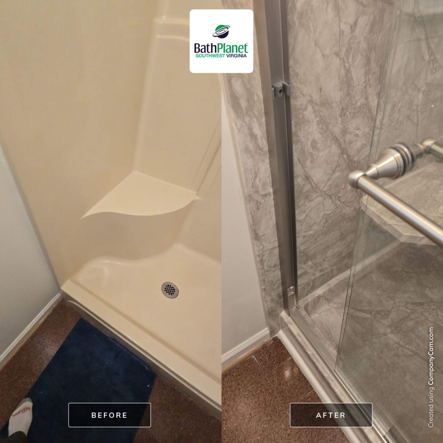 Shower Upgrade by BathPlanet SW Virginia