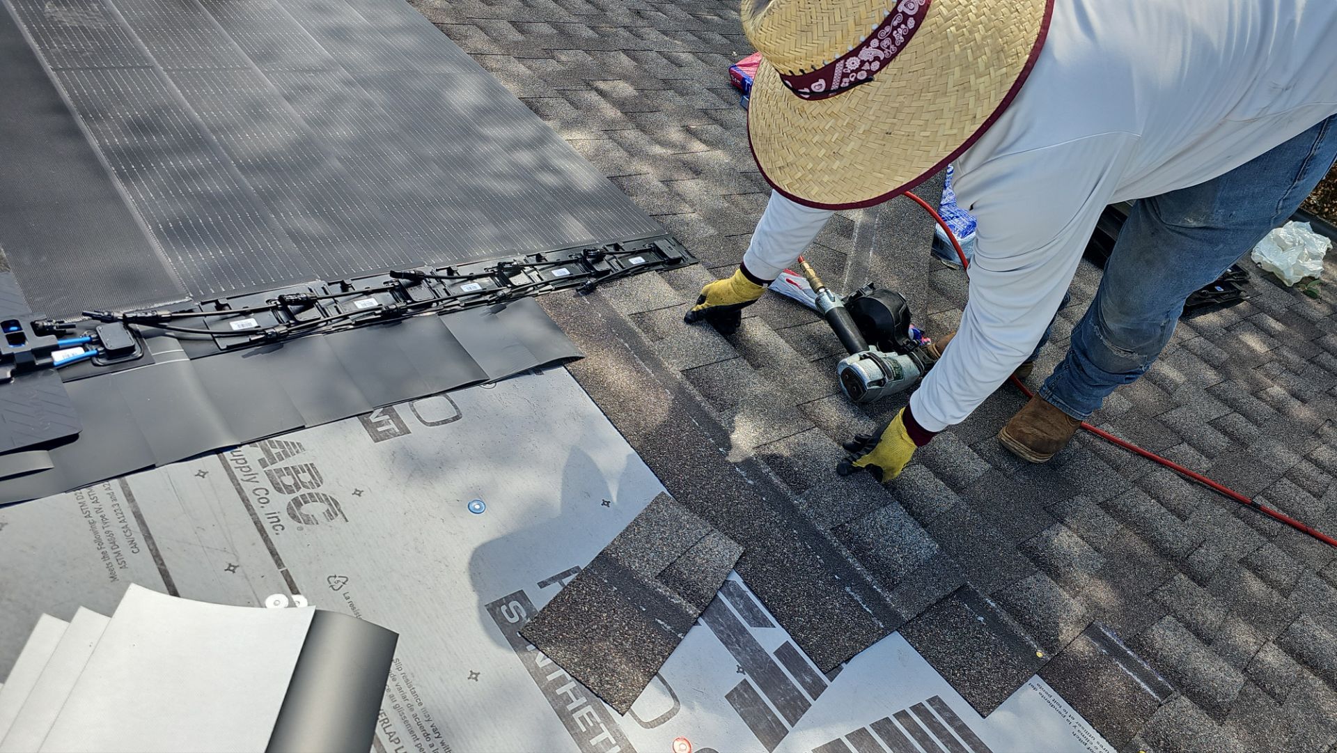 Wind Damage Restored & Upgraded with Solar Innovation by Action Exteriors Austin