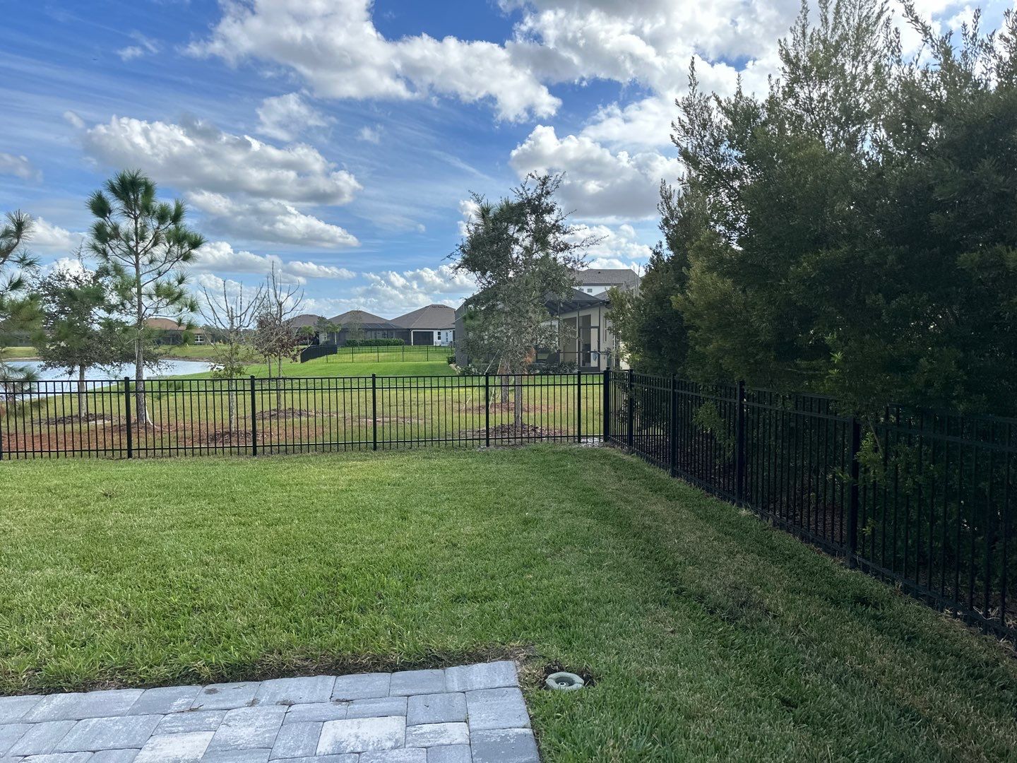 The Reserve at Twin Rivers Black Aluminum Fence Installation In Parrish, FL by Asap fence and gates, LLC