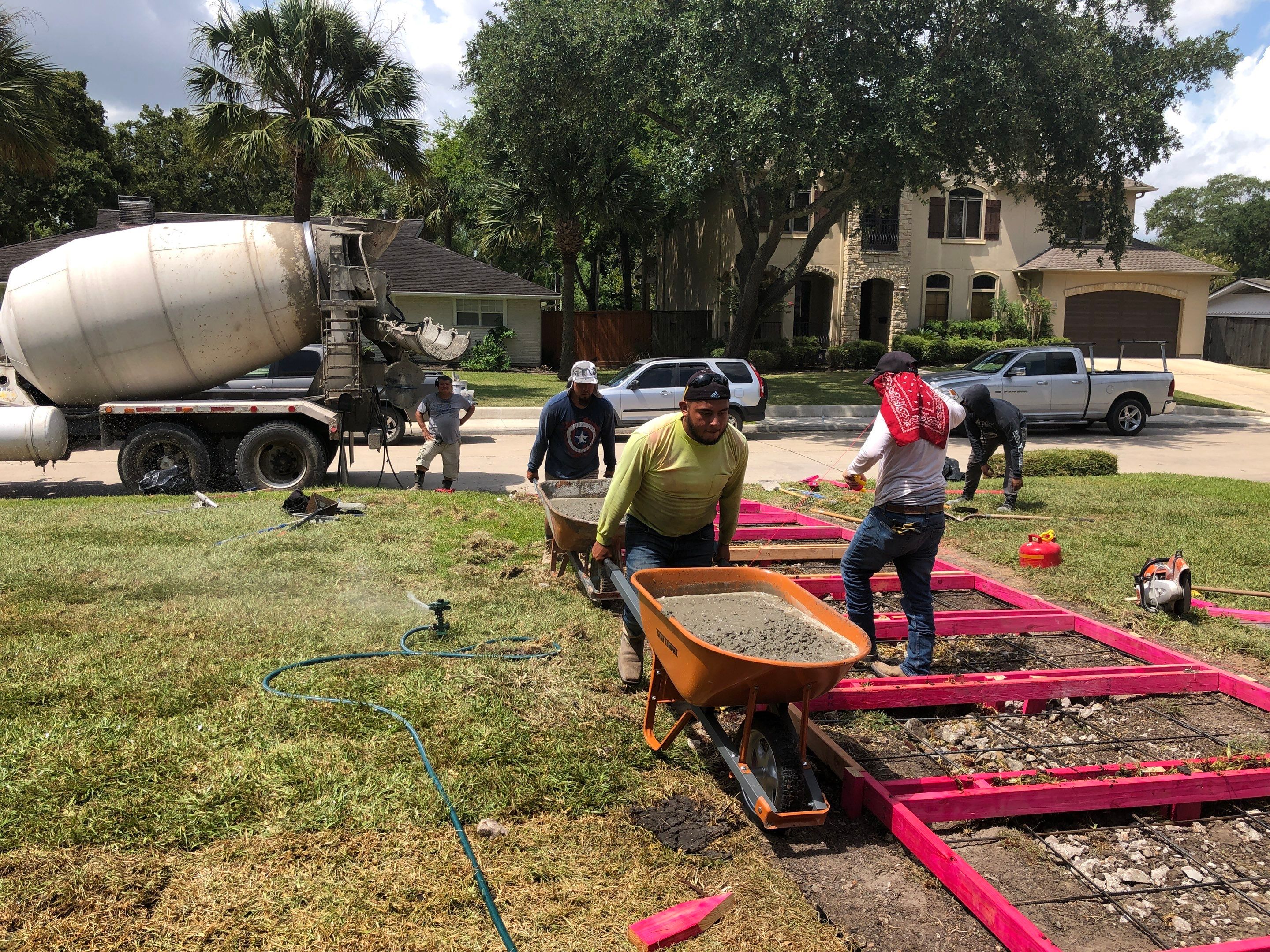 Driveway Installation by V General Contractors 