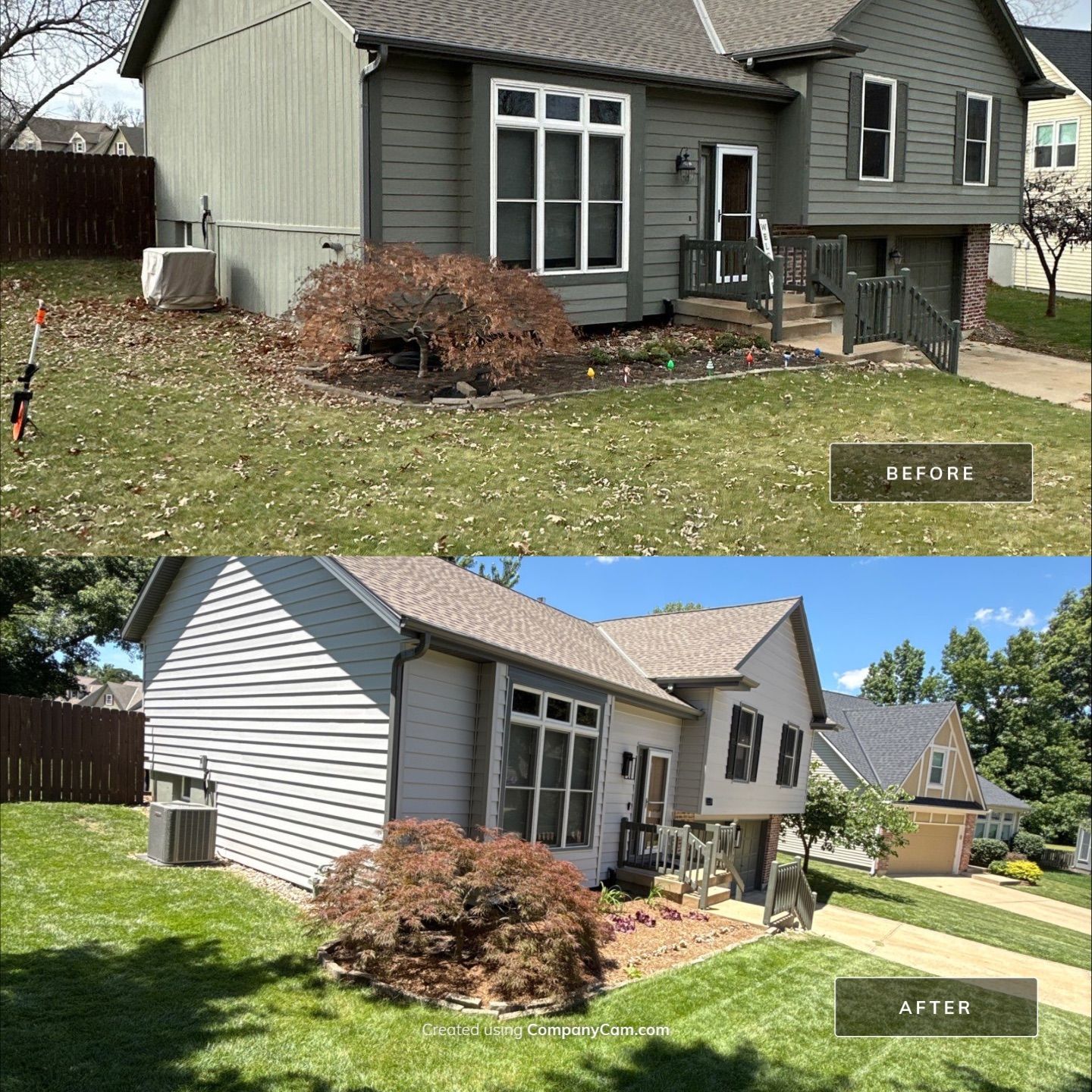 Whole-Home Craneboard Siding Replacement and Exterior Renovation in Shawnee by EEC Windows, Siding & Roofing