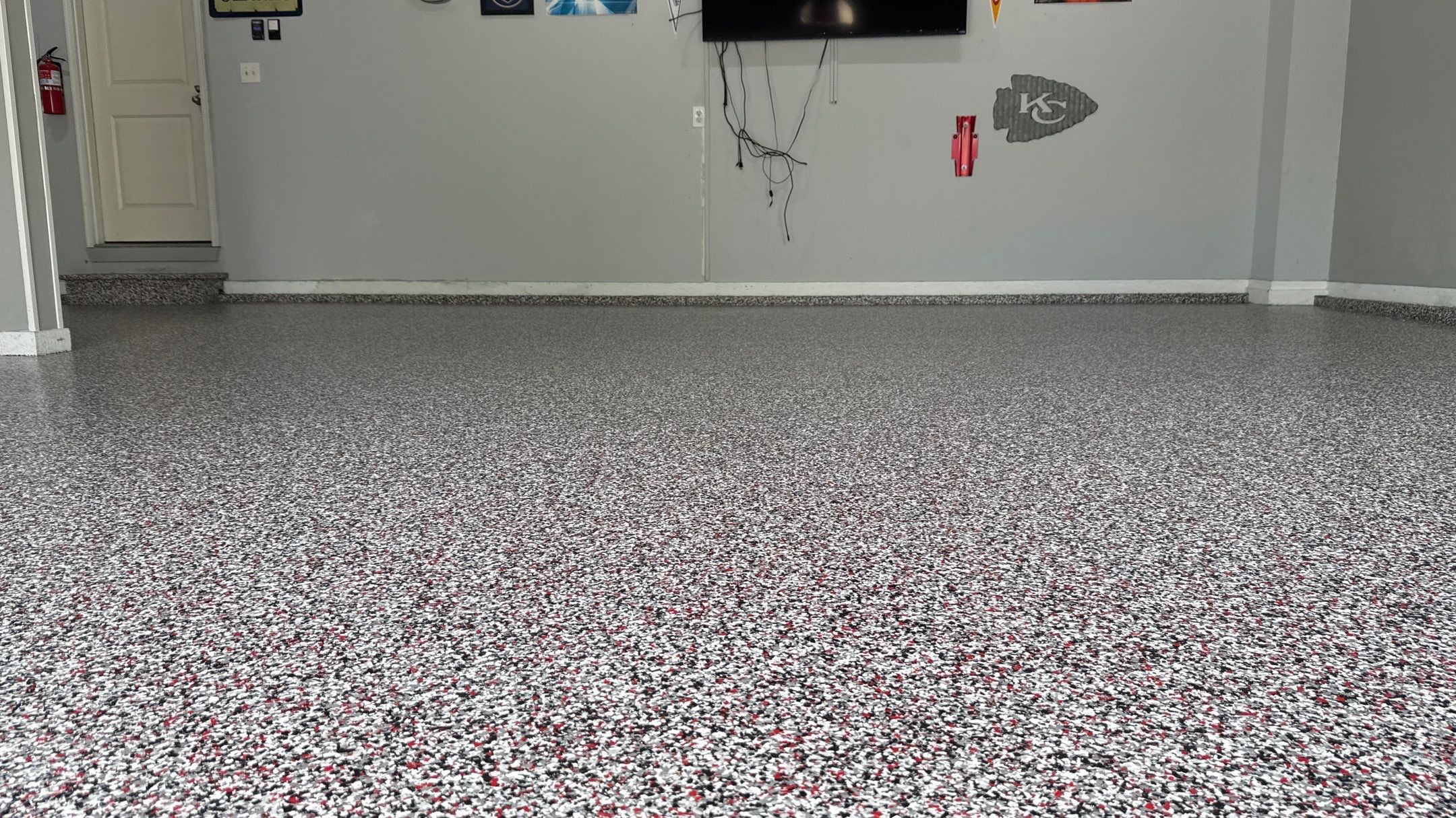 Tony & Denise Added A Little Flash To Their Garage  by Banner Garage