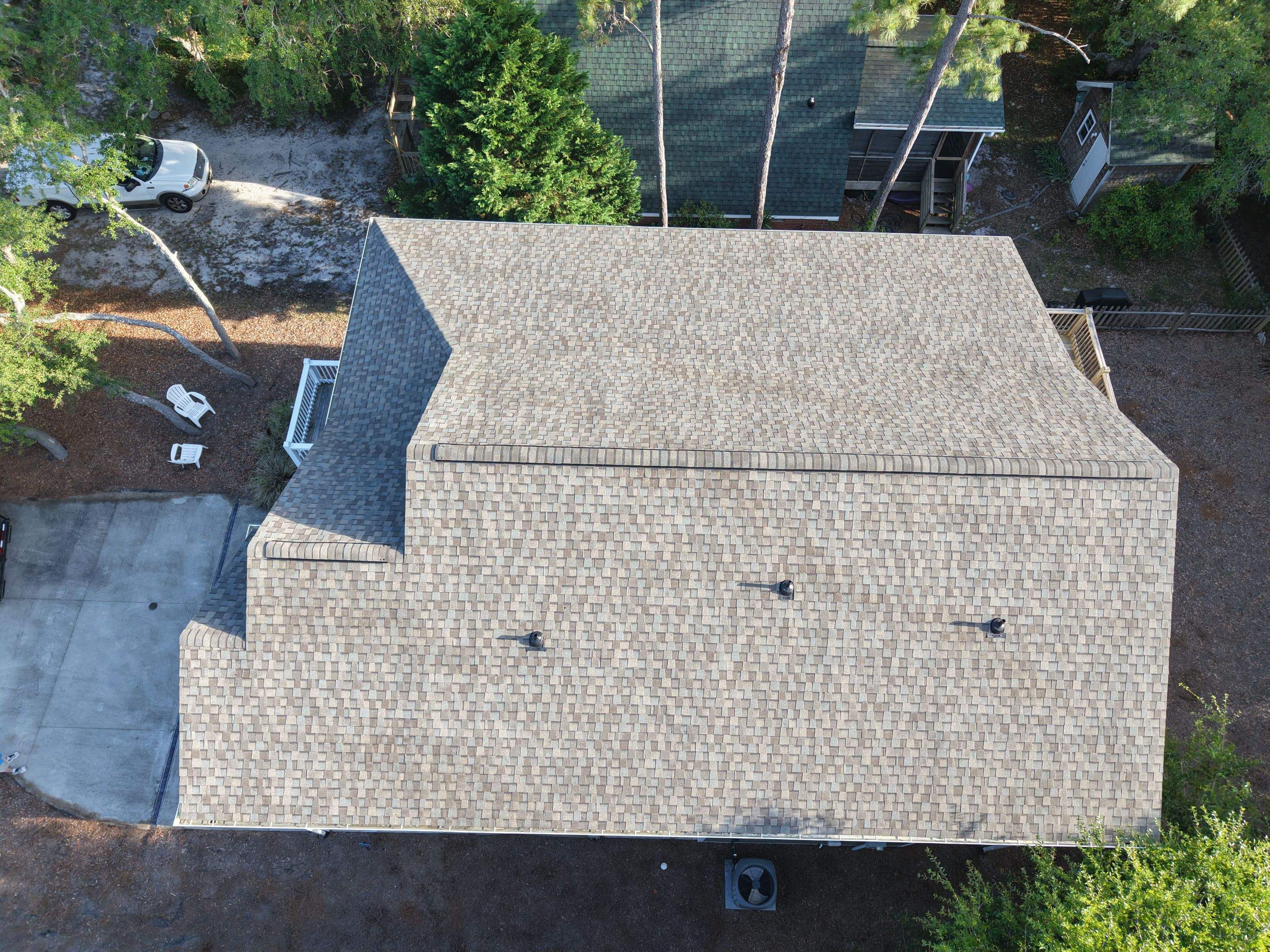 Fortified Roof Replacement in Oak Island NC with CertainTeed Landmark Pro Weathered Wood by RGR Construction and Roofing, LLC