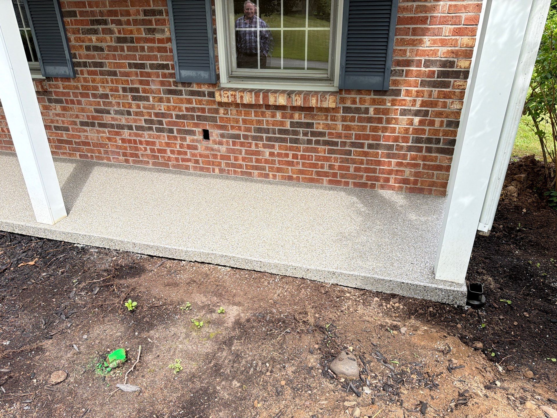 Vintage Shalestone Porch Coating by NG Masonry & Construction LLC