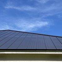 24ga 1" Nail-Strip Dark Bronze by Total Roofing System The Metal Roof Experts