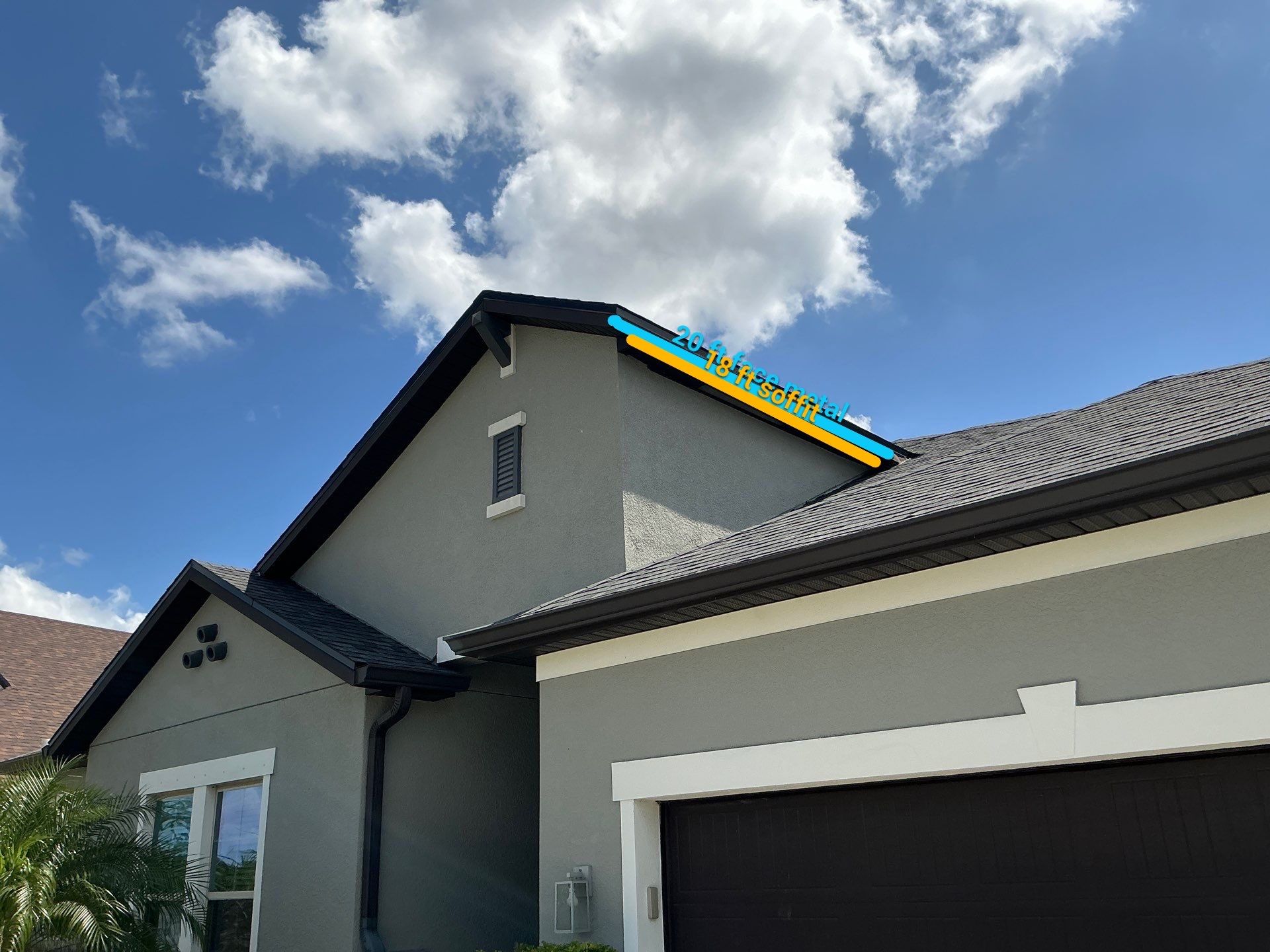 Aluminum Soffit and Fascia in Bradenton FL by Gutter Professors