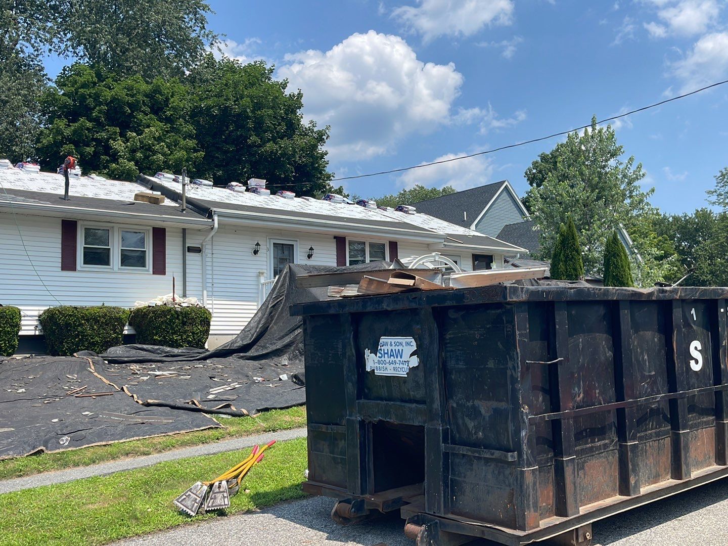 Residential Roofing Installation using GAF Timberline HDZ by Sensible Home Solutions