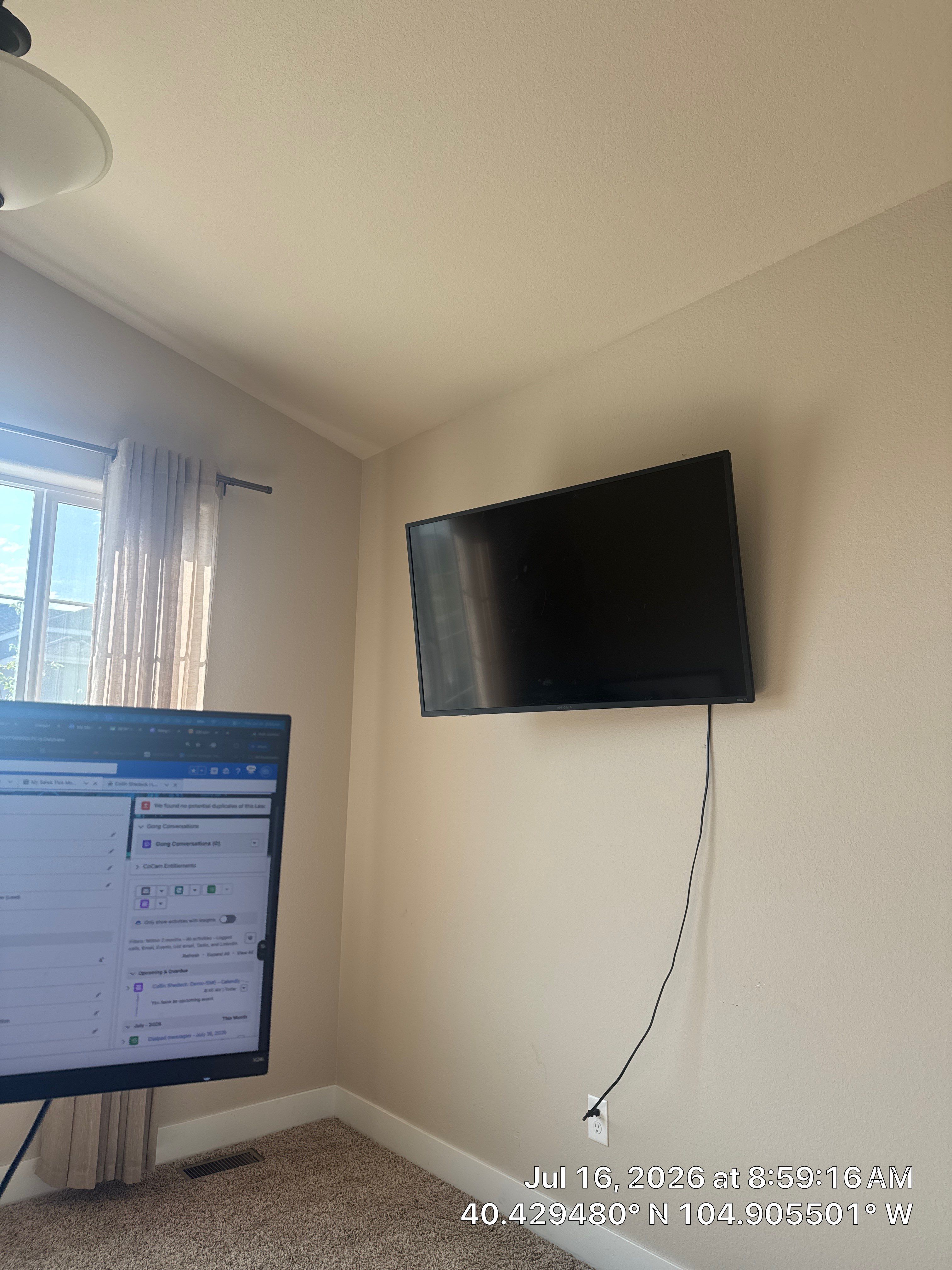 Home Office Renovation with French Doors and Custom Lighting by CompanyCam Sales Demo