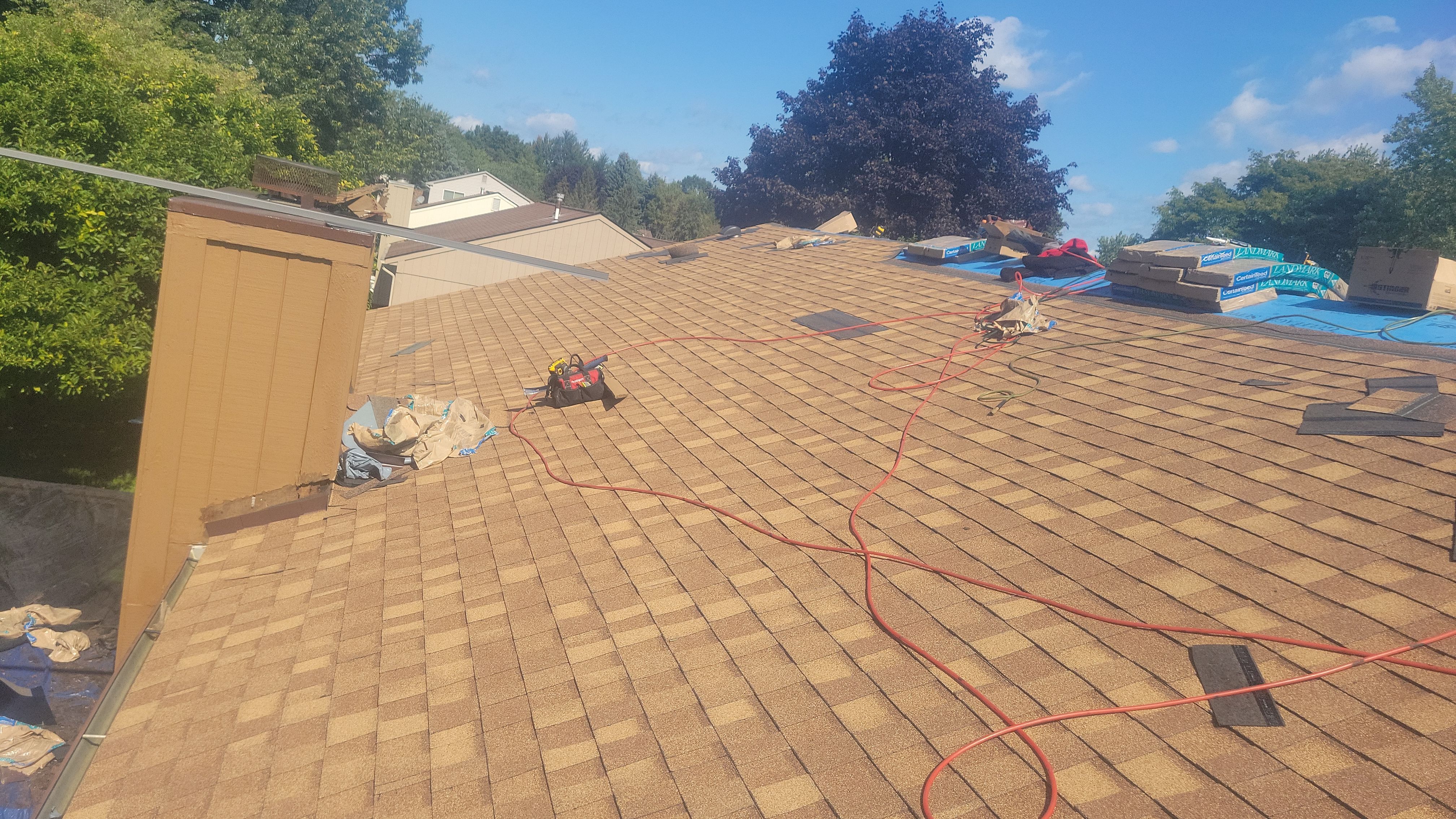 Roof Replacement using CertainTeed Landmark by 180 Contractors