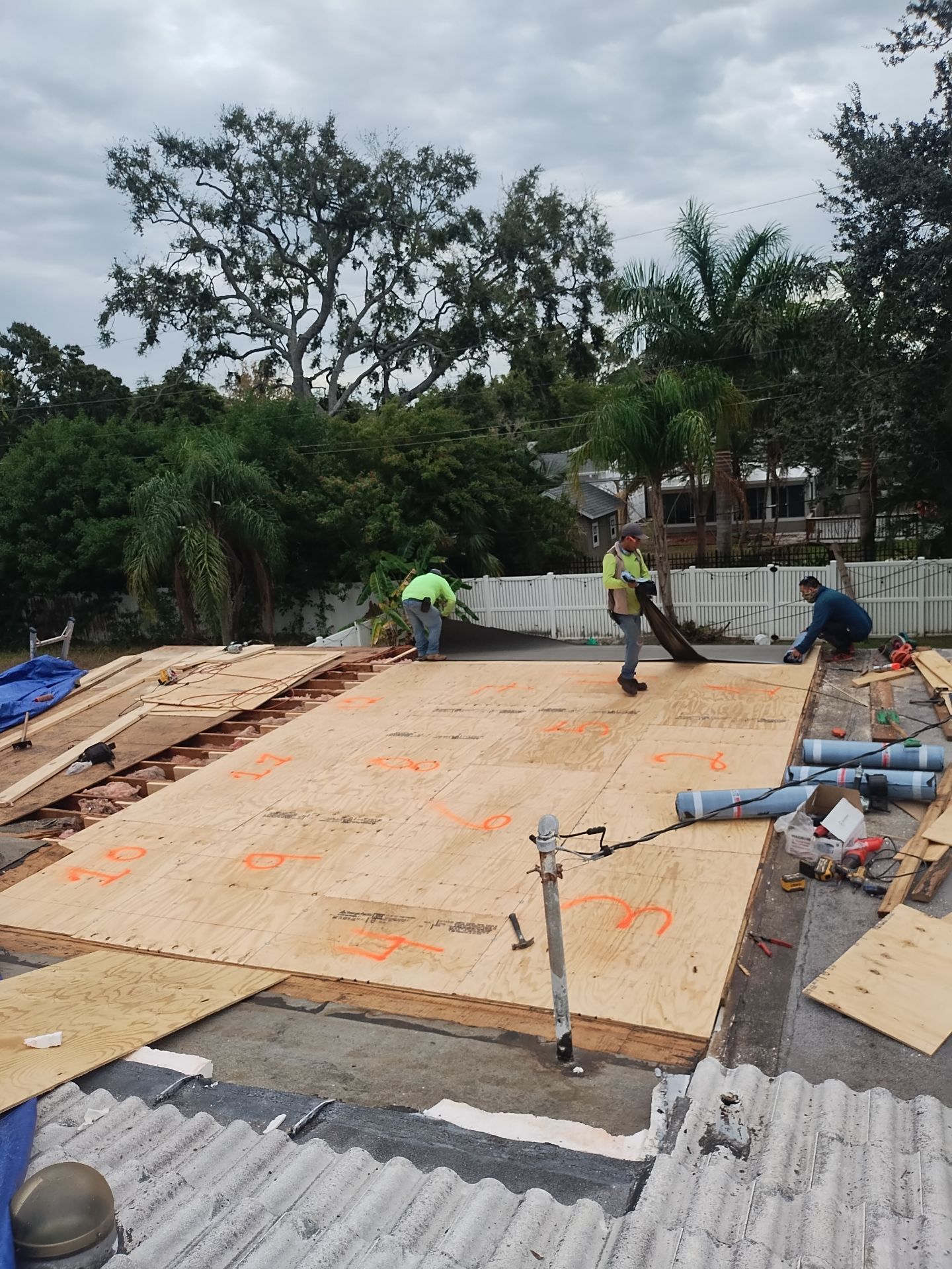 Project in St. Petersburg 33703 by Mitchell Roofing Company LLC 