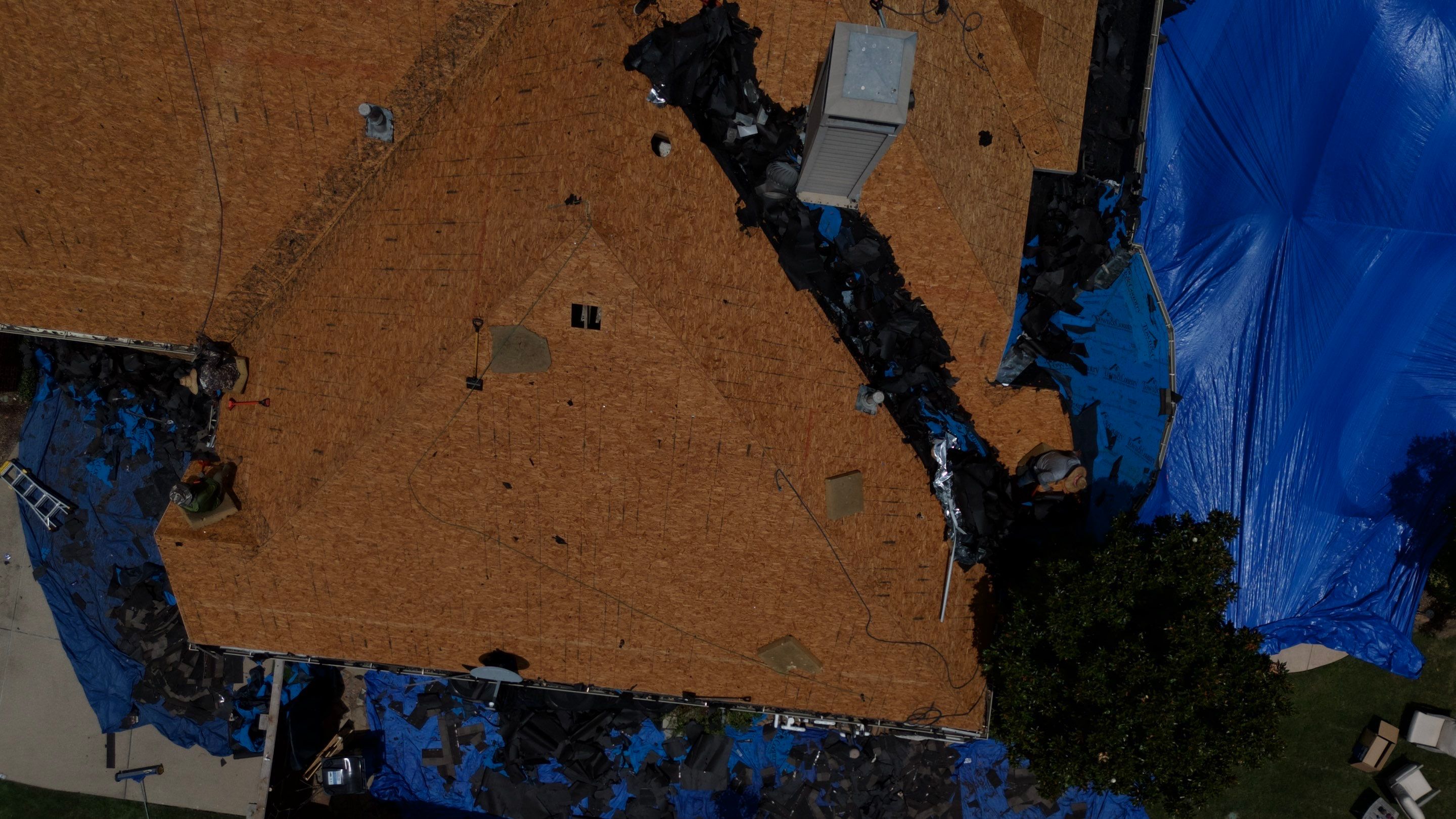 Residential Roof Repair using IKO Dynasty Class 3 Impact Resistant Shingles by Becker Roofing and Exteriors