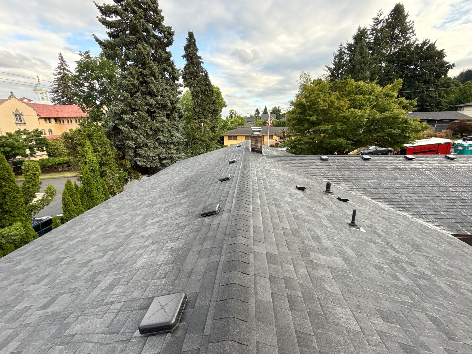 Project in Portland by Tom Leach Roofing