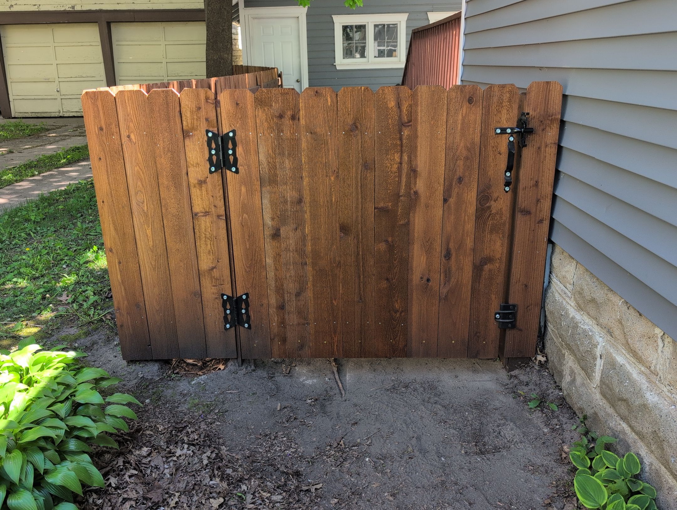 Project in Charles City by Perfect Picket Fence and Stain