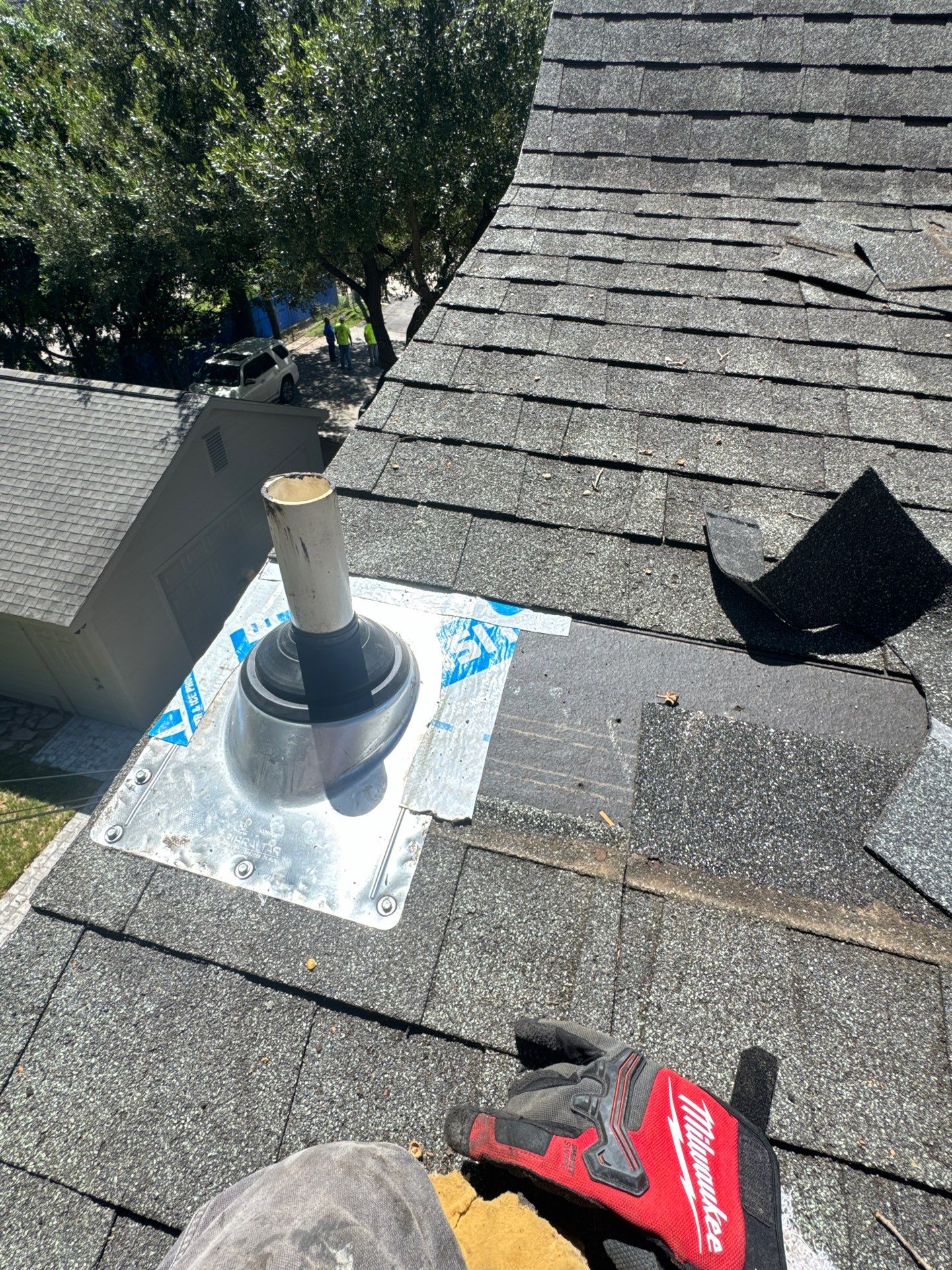 Project in Houston, TX by Associates Roofing Unlimited