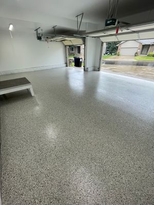 Cabin Fever Garage Floor System in Sioux Falls