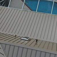24ga 1.5" Snap-Lock Medium Bronze by Total Roofing System The Metal Roof Experts
