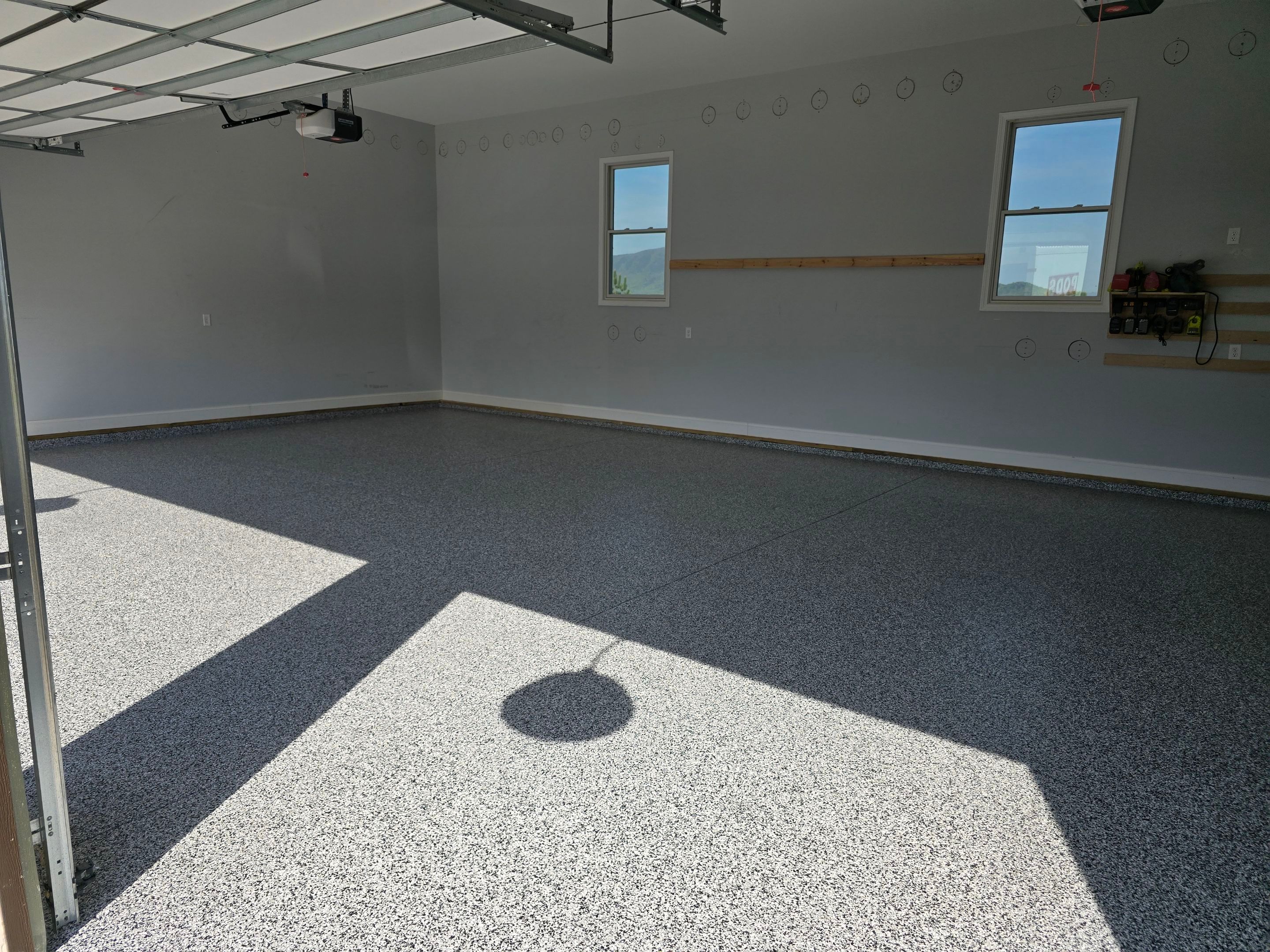Garage using Domino by Elite Floor Solutions