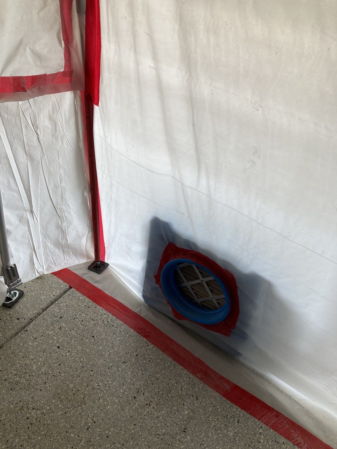 Mold Remediation using Containment by Accountable Home Services