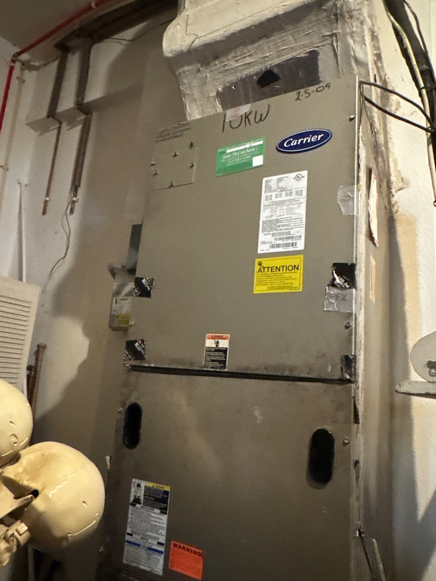 Indoor Air Quality Testing for a real-estate transaction using IR Camera, Moisture Meter, Air Cassatte samples and Tape lifts by Building performance Solutions LLC