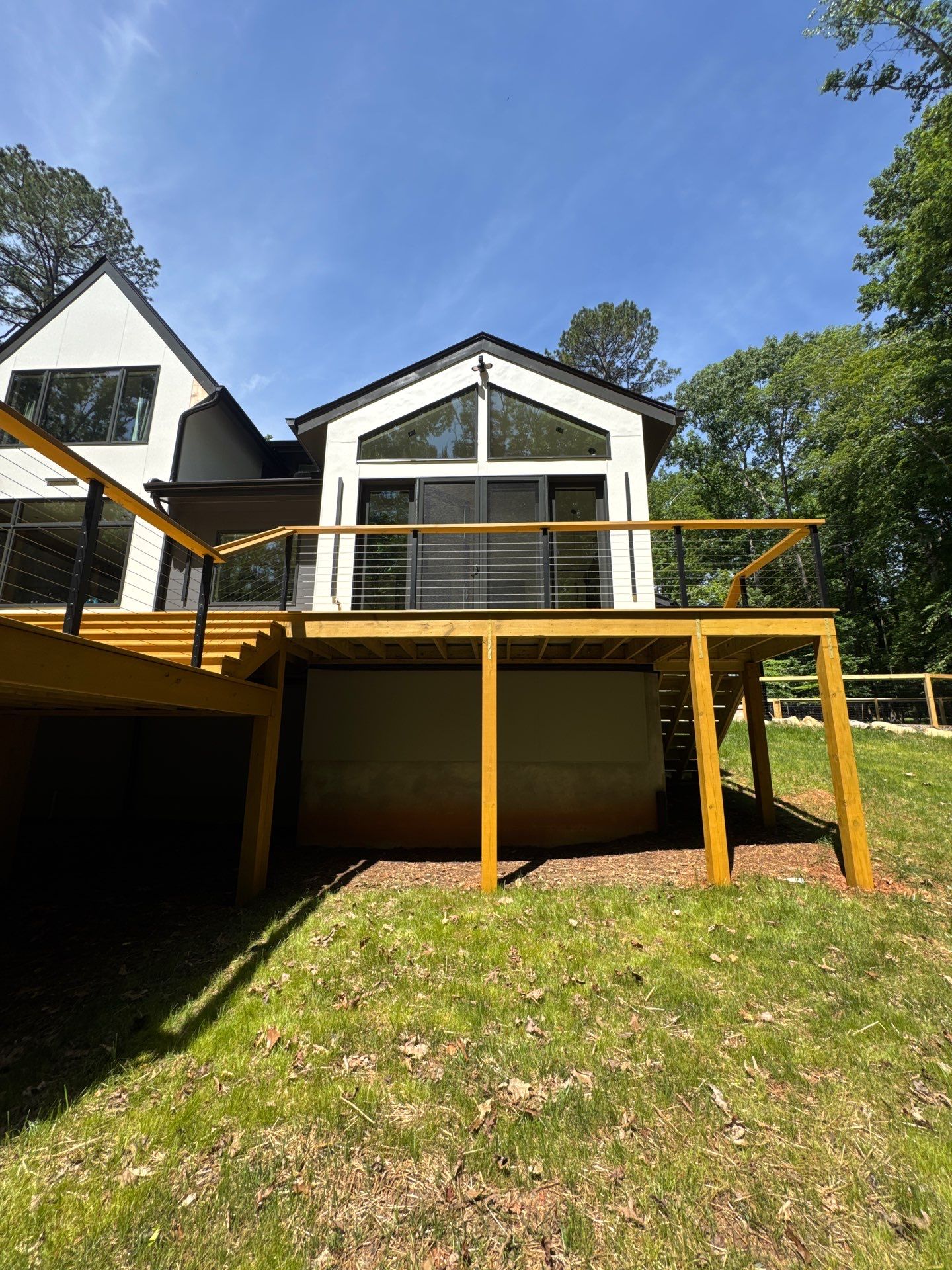 Porch and Deck staining  by GonzalezPainters & Contractors Inc 