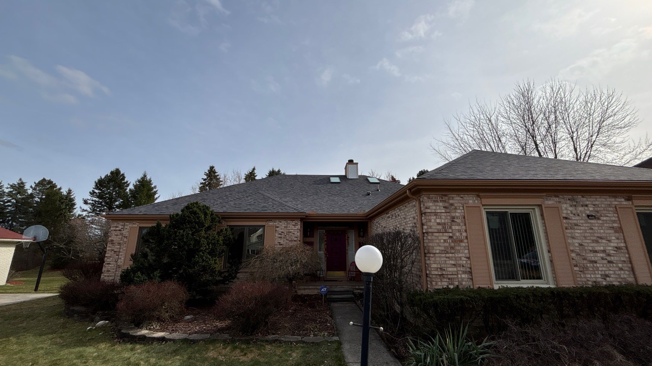 Roof Replacement using Owens Corning Midnight Plum by 180 Contractors