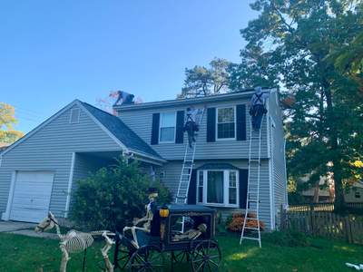 Gutter Installation using 5" Seamless Gutters
