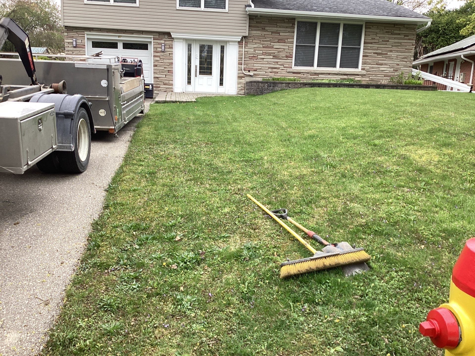 Vista Project: Driveway + Walkway by Soares Landscaping