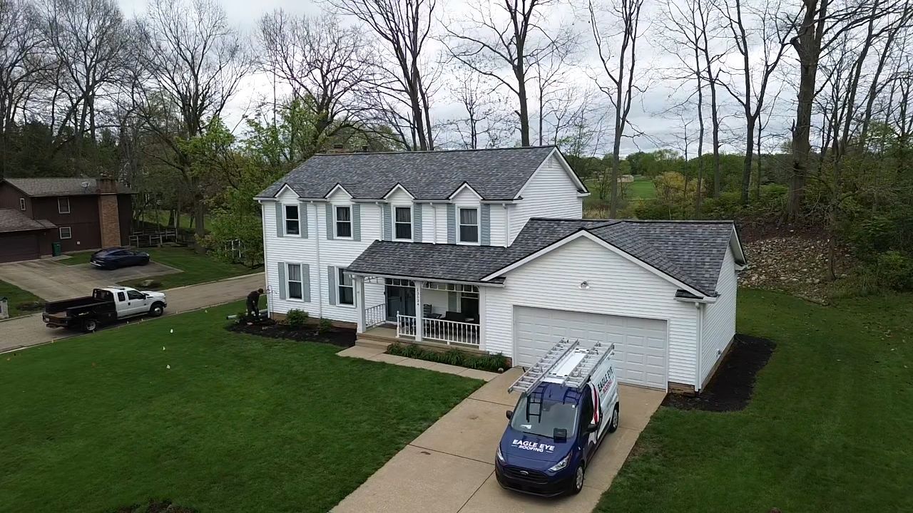 Atlas Pinnacle, Color, Coastal Granite, Drip Edge, Color, Black by Eagle Eye Roofing