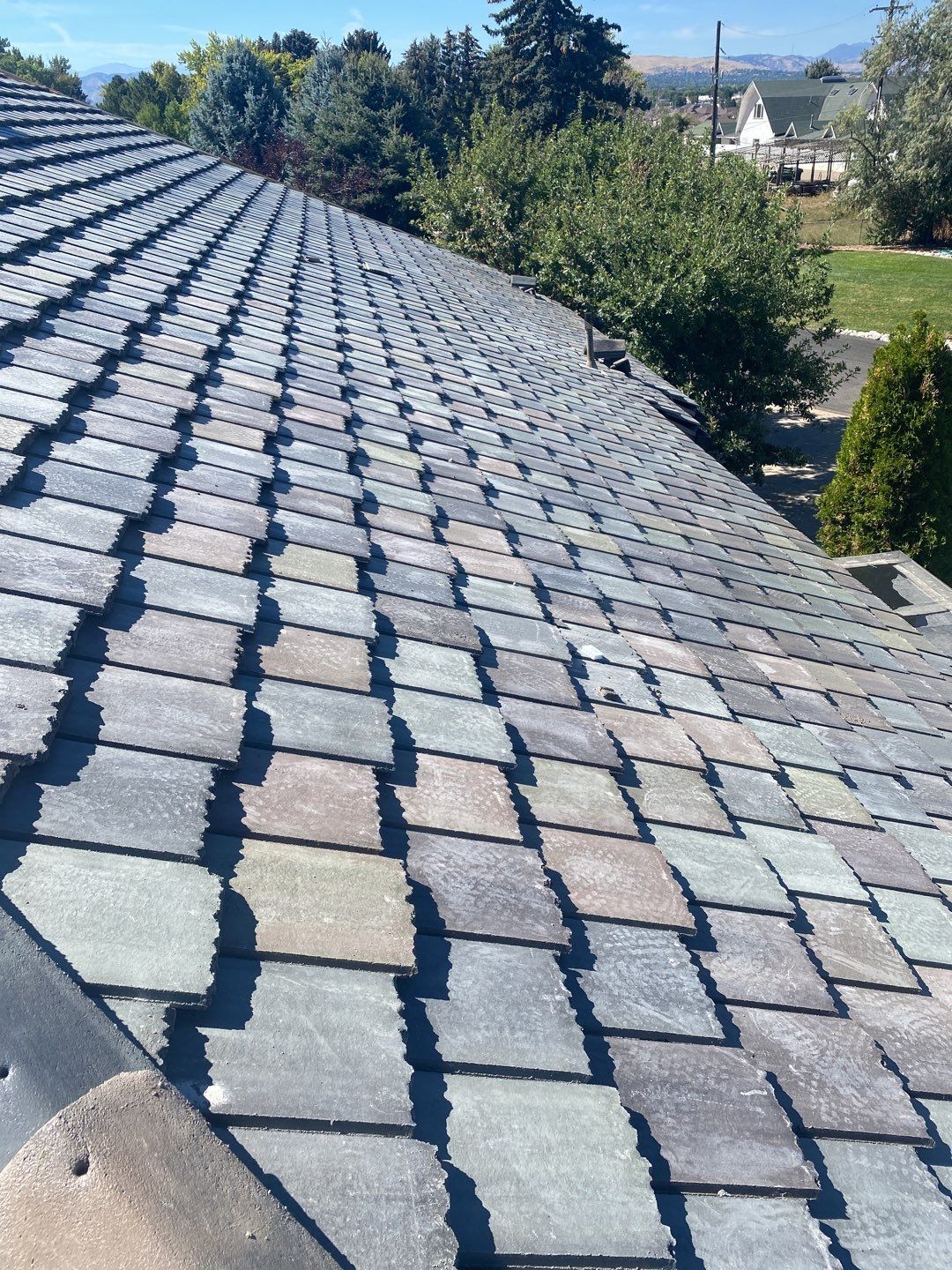 Residential Roofing Installation using Bartile Slate by A to Z Roofing