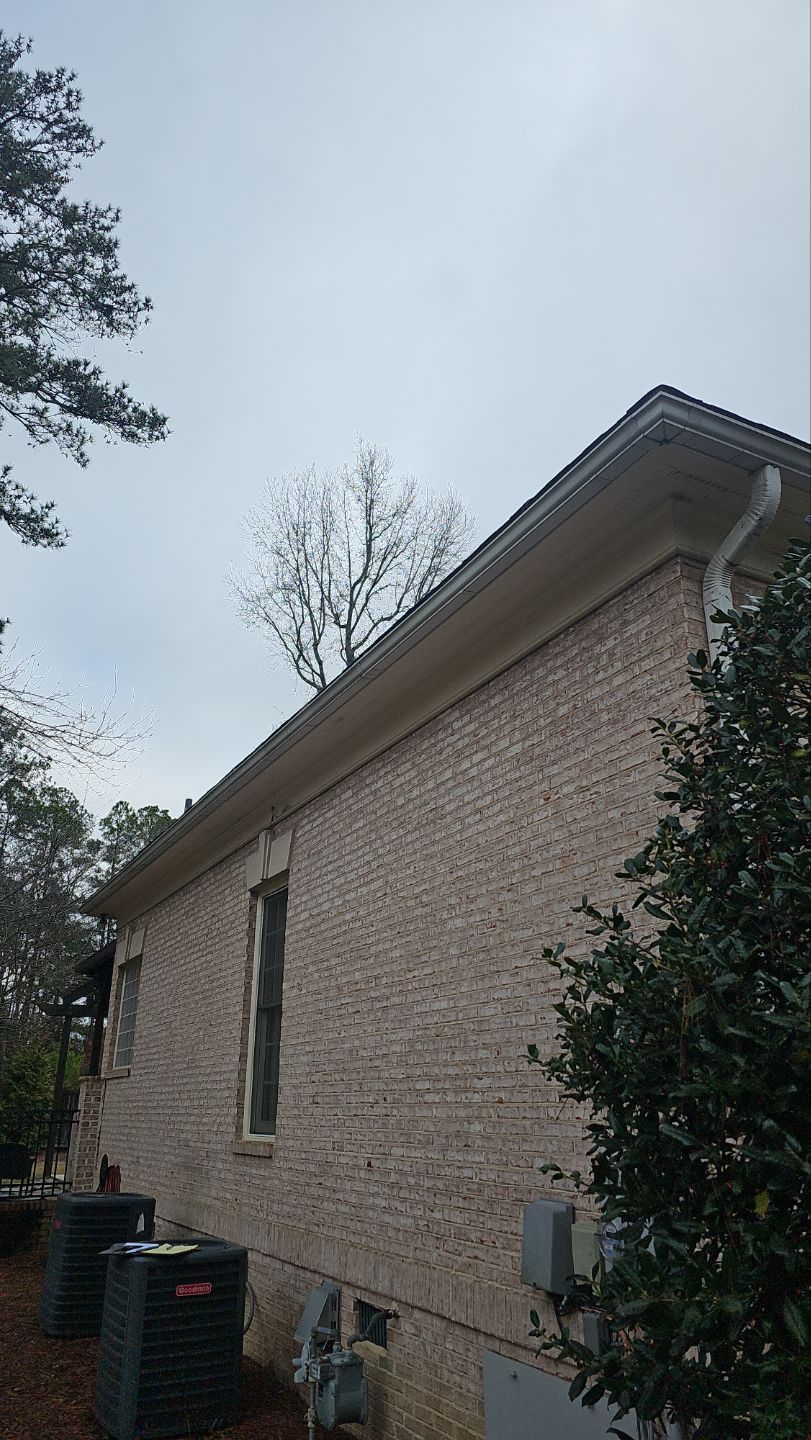 Roof Repair with PermaBoots, Gutter Installation, Cleaning, using 6" Seamless Gutters and Leaf Filter Guards by Indigo State Roofing