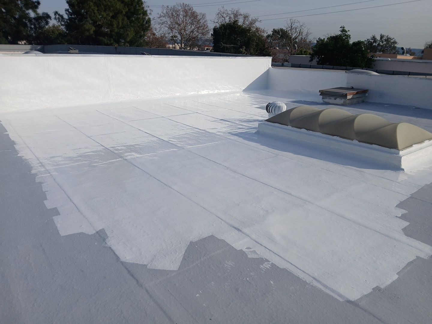 Silicone Coating - Commercial Property in Irwindale by Hull Brothers Roofing