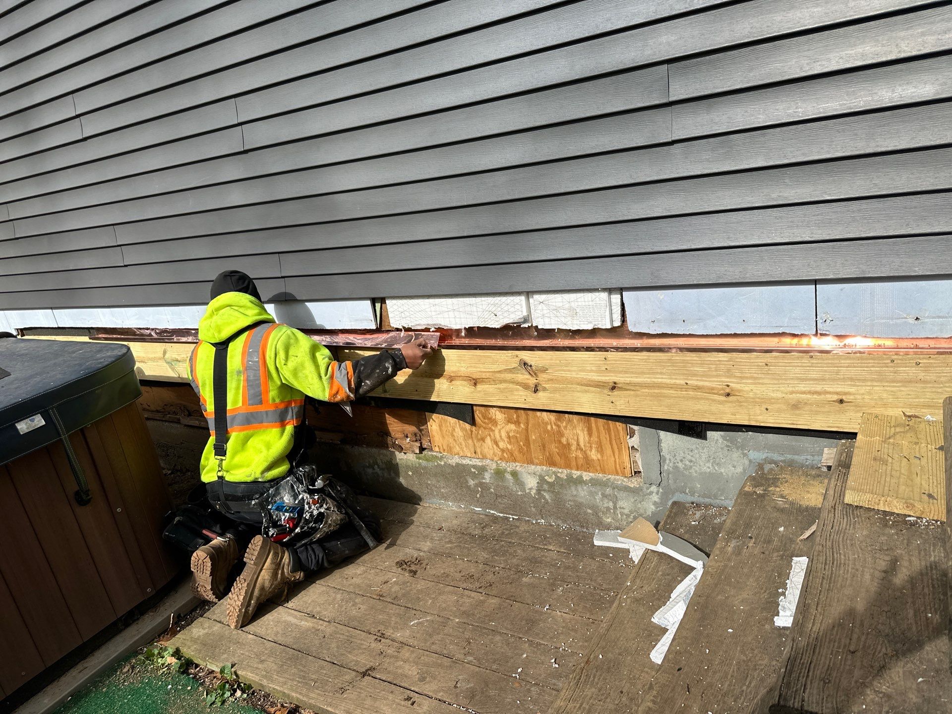 Siding Installation using Royal Building Products Carbon by A Plus Exterior