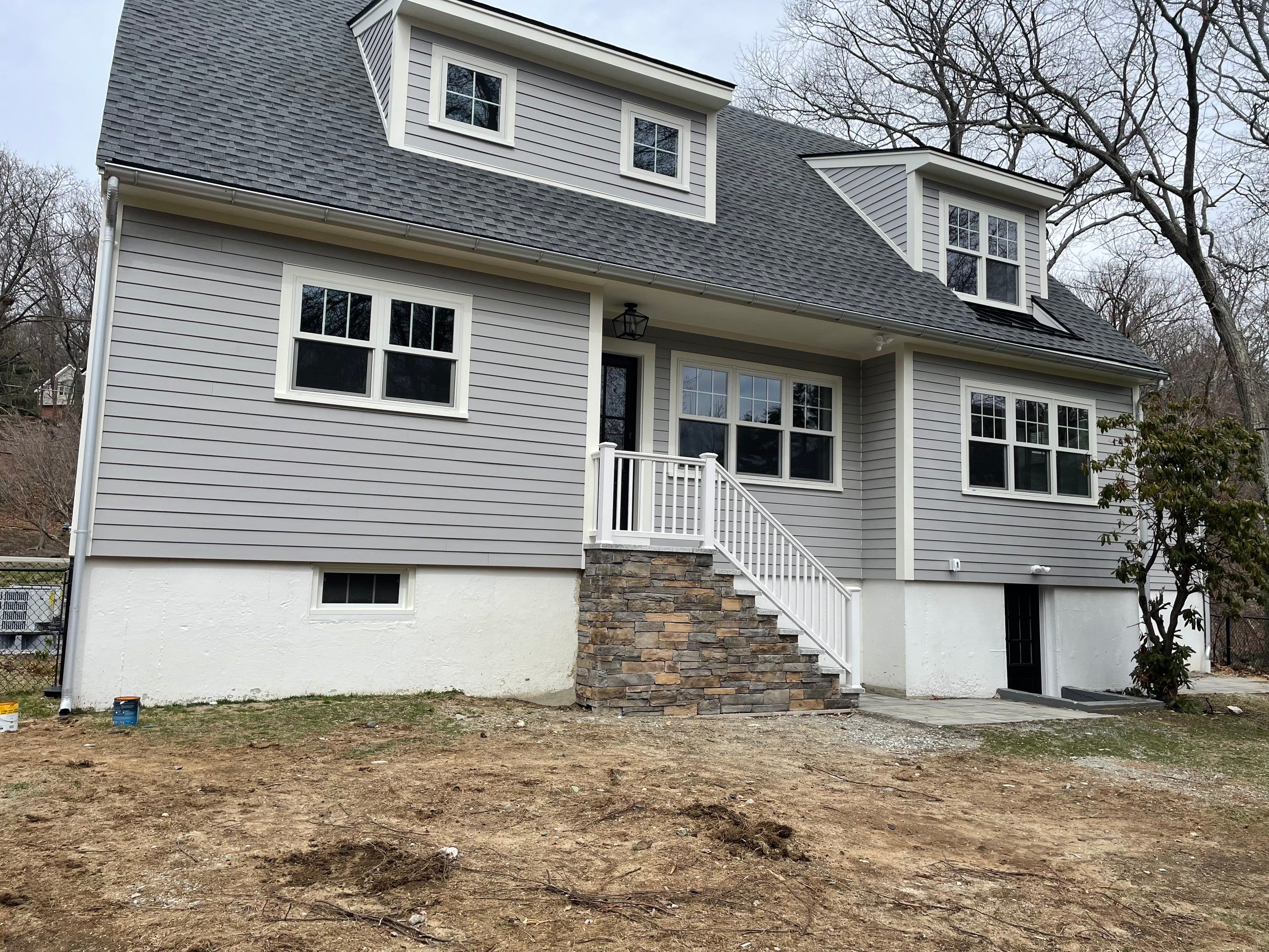 Gutter Installation using 6" Half Round Galvalume Gutter in Winchester, MA by Gutter Pro Enterprises