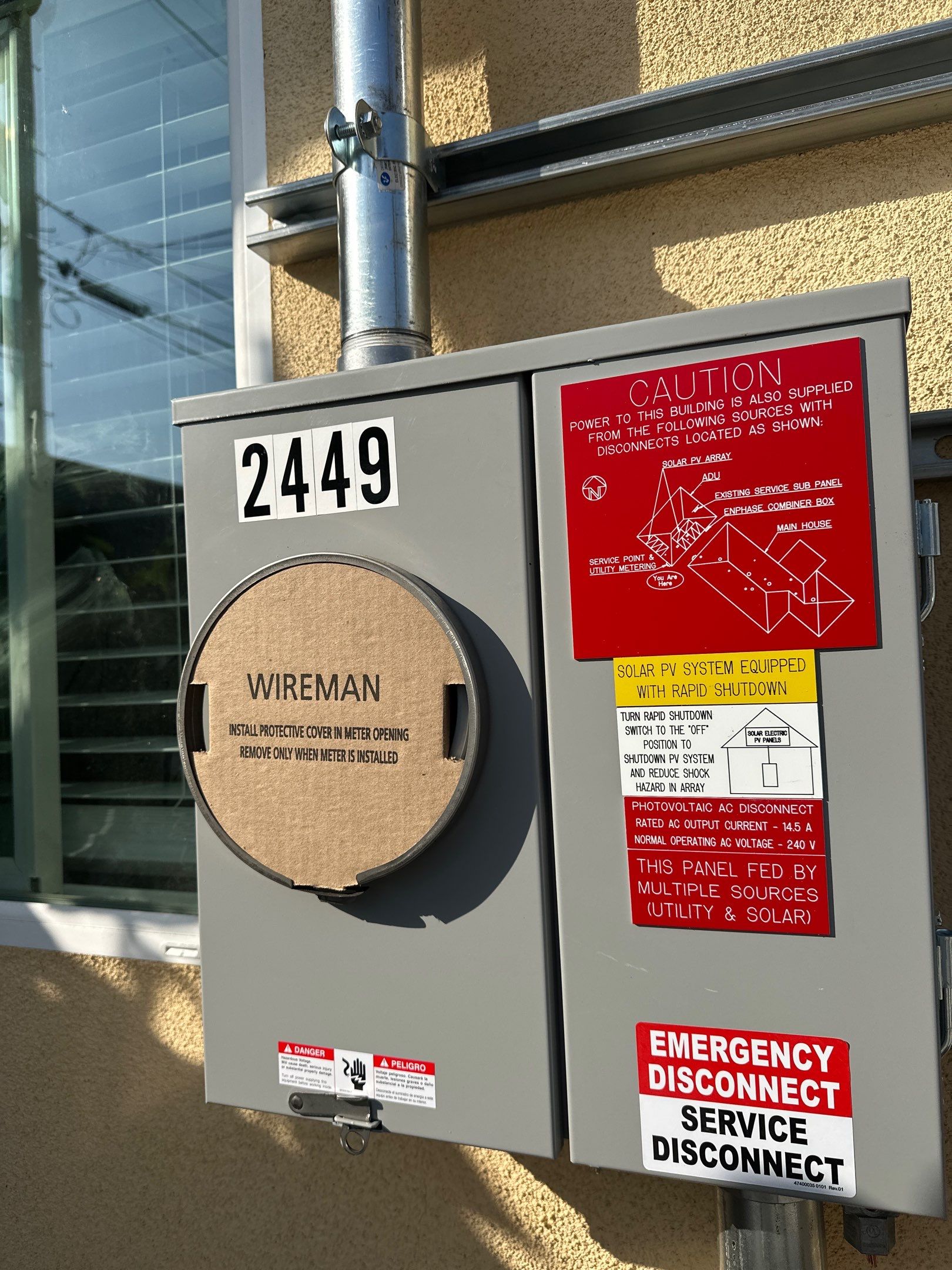 Eight Black Panels Solar Installation in Los Angeles by AWS Solar