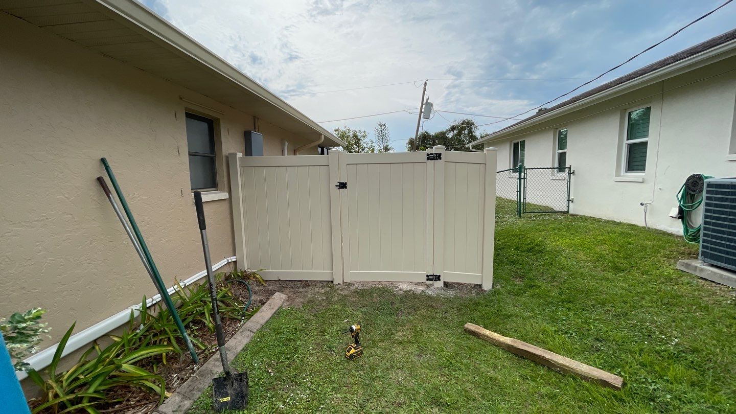 Vinyl Fence Installation using Vinyl Privacy Fence  by Asap fence and gates, LLC